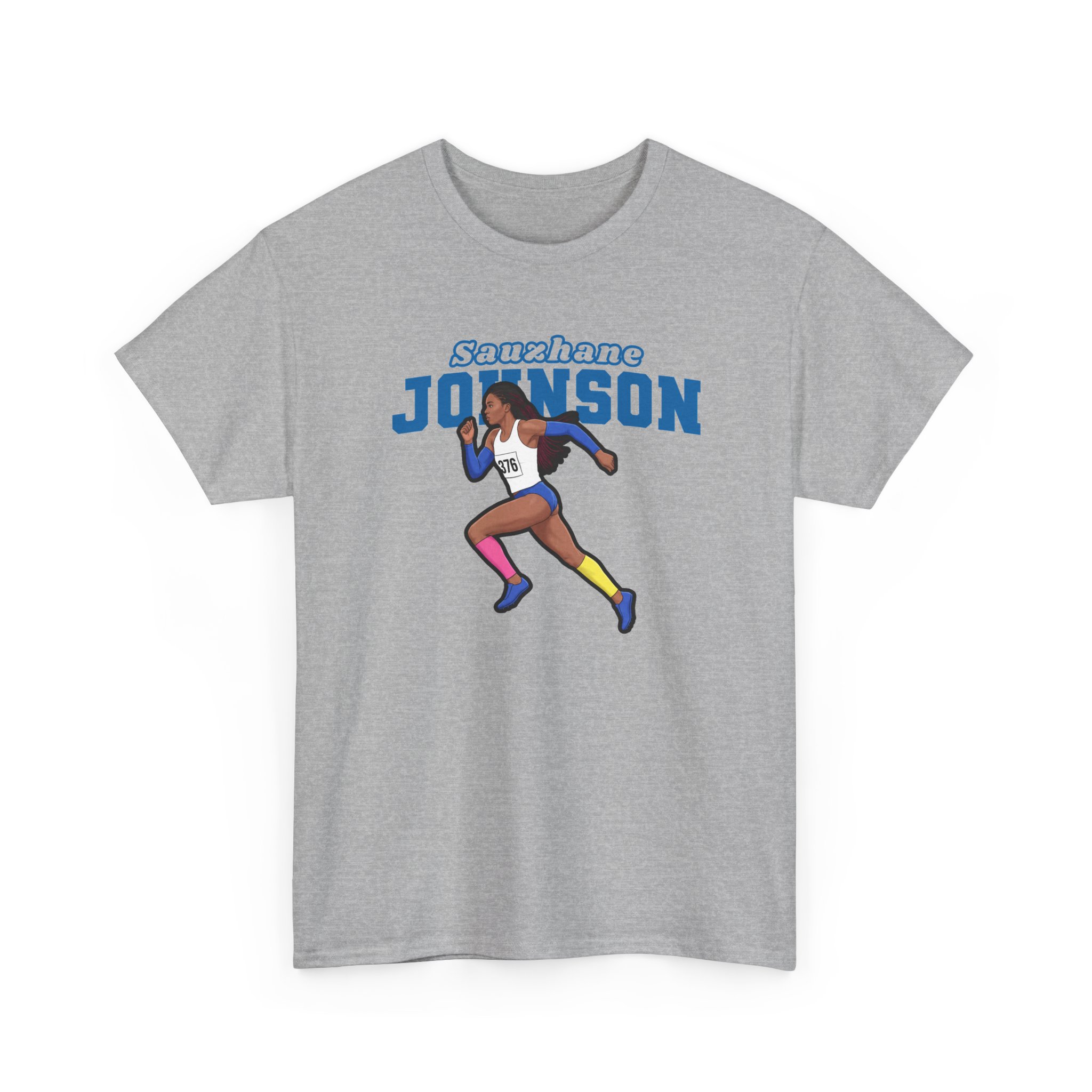 Tee — character_name_arch in Grey