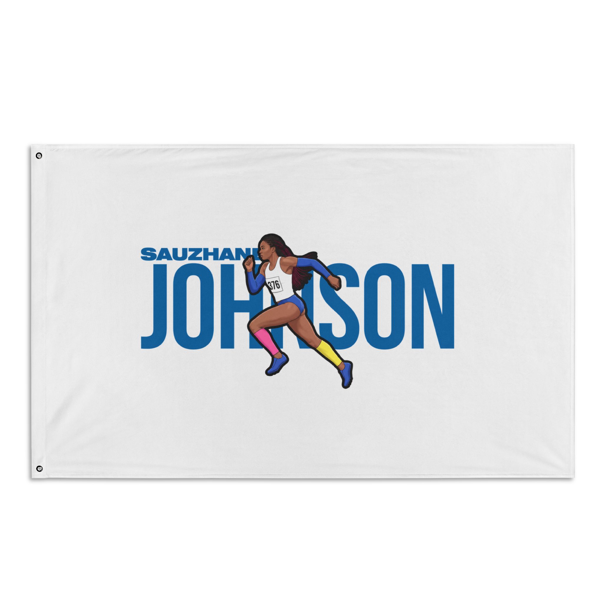 Flag (35 × 56 in) — character_player_name in Classic
