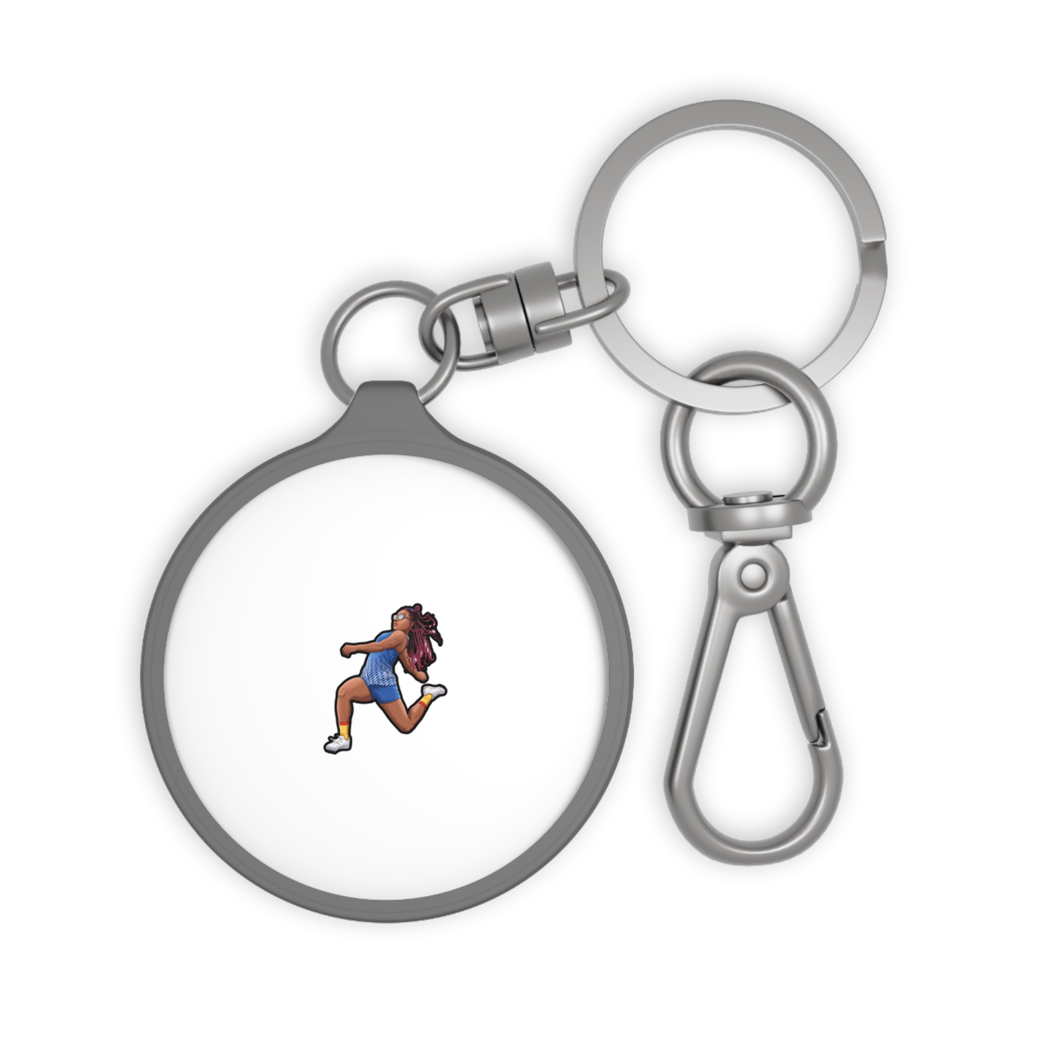 Keychain — character_player_name in Grey