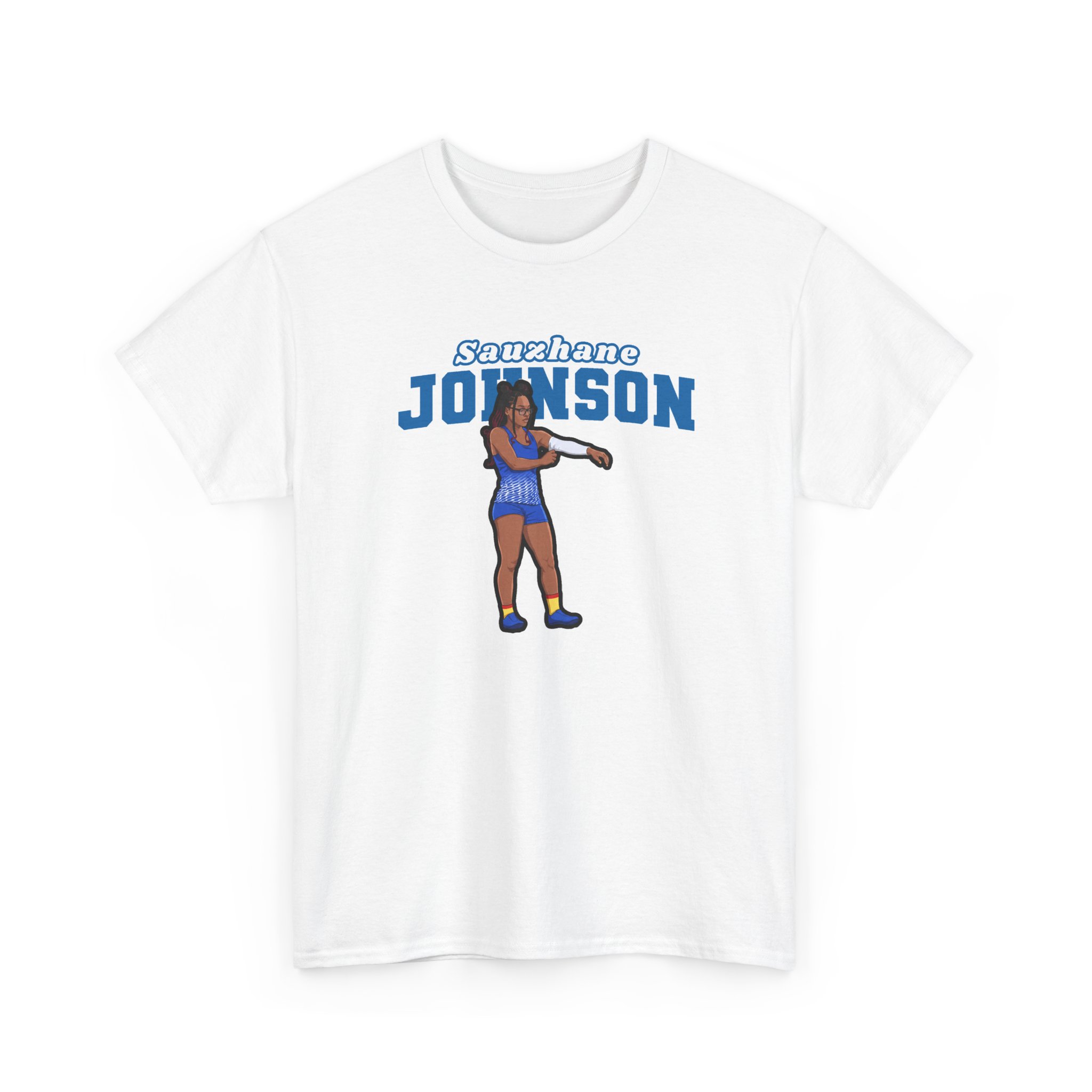 Tee — character_name_arch in White