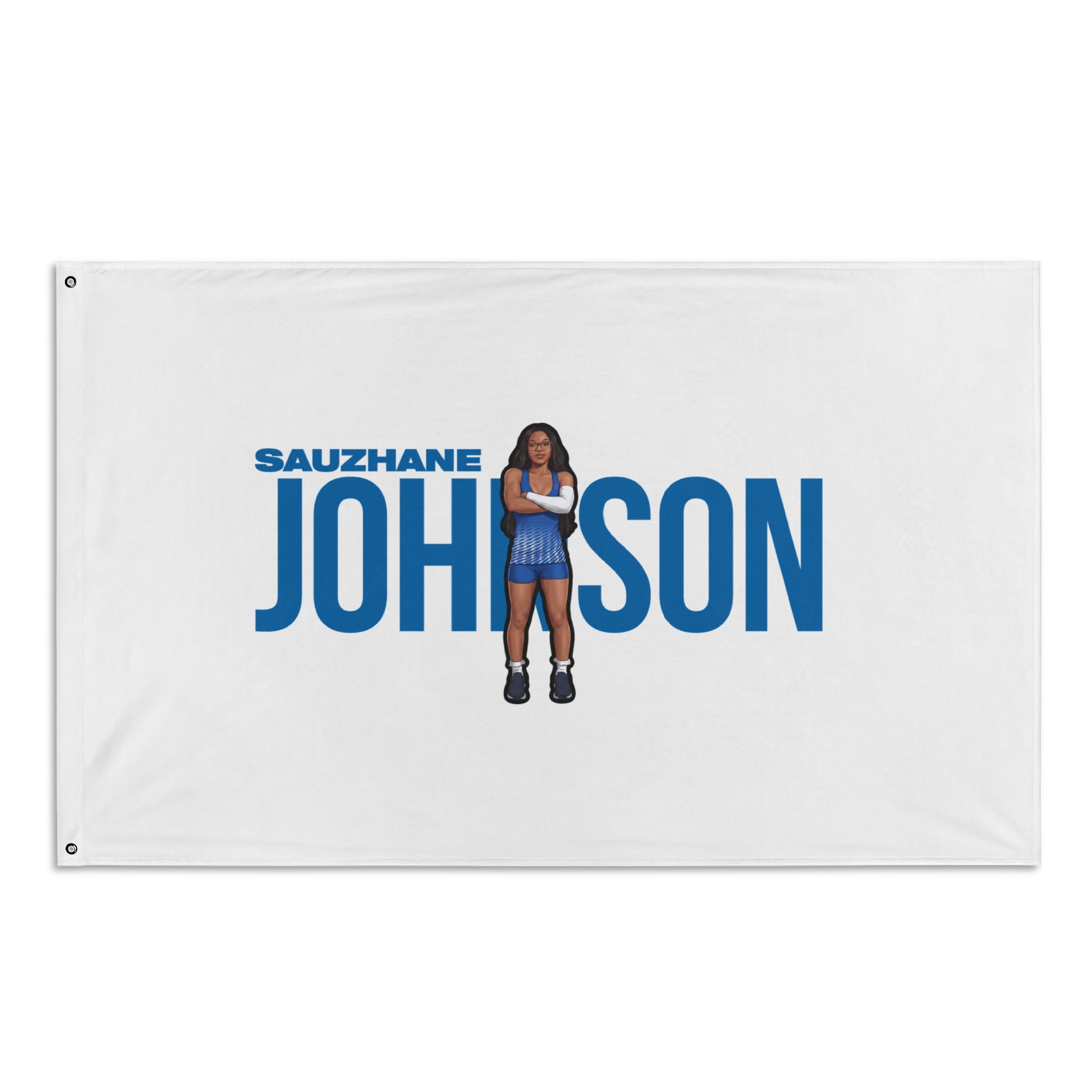 Flag (35 × 56 in) — character_player_name in Classic
