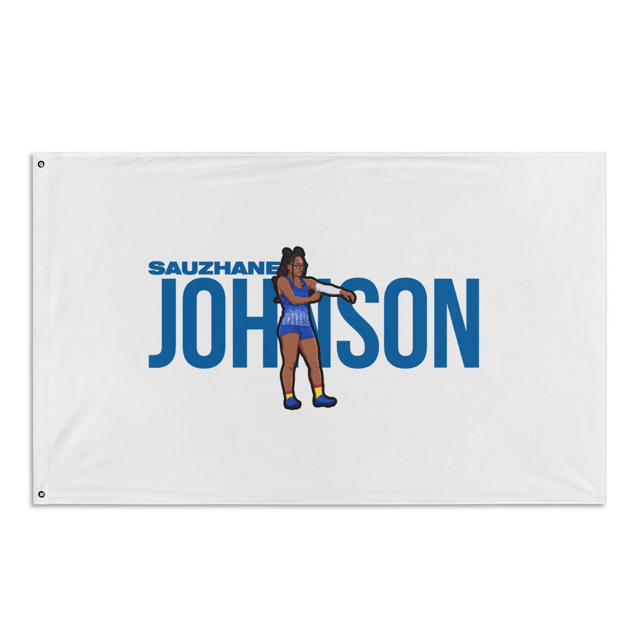 Flag (35 × 56 in) — character_player_name in Classic