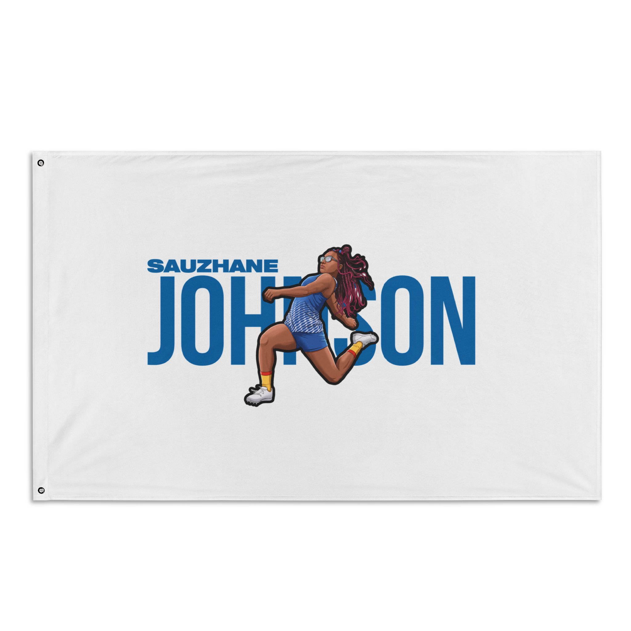 Flag (35 × 56 in) — character_player_name in Classic