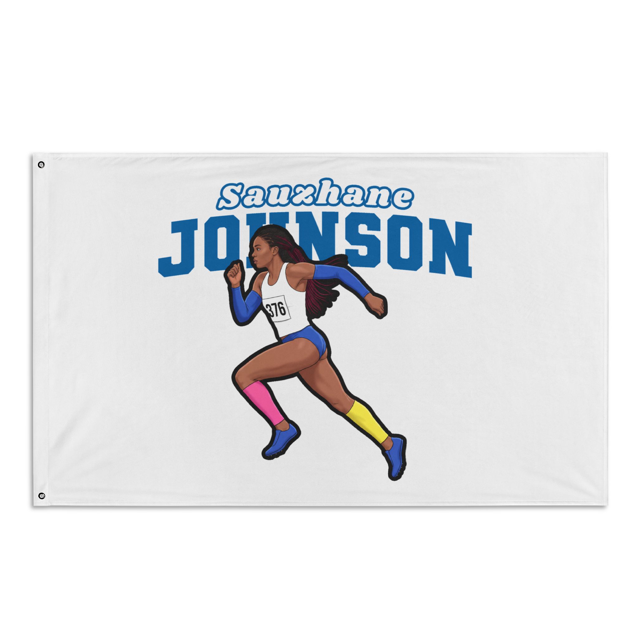 Flag (35 × 56 in) — character_name_arch in Classic