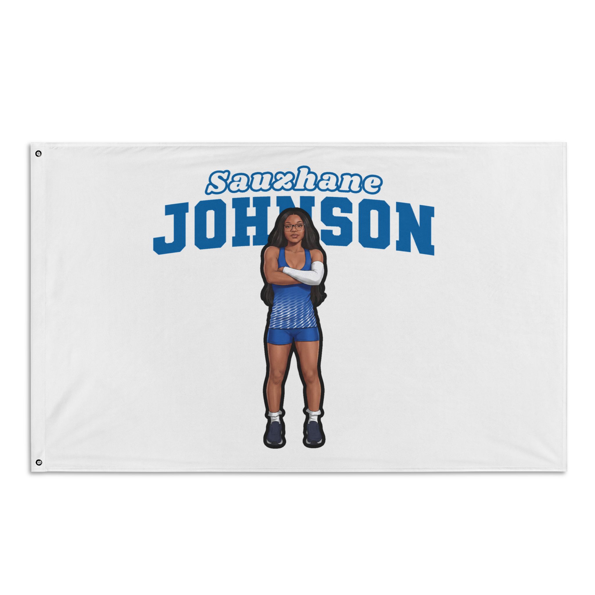 Flag (35 × 56 in) — character_name_arch in Classic