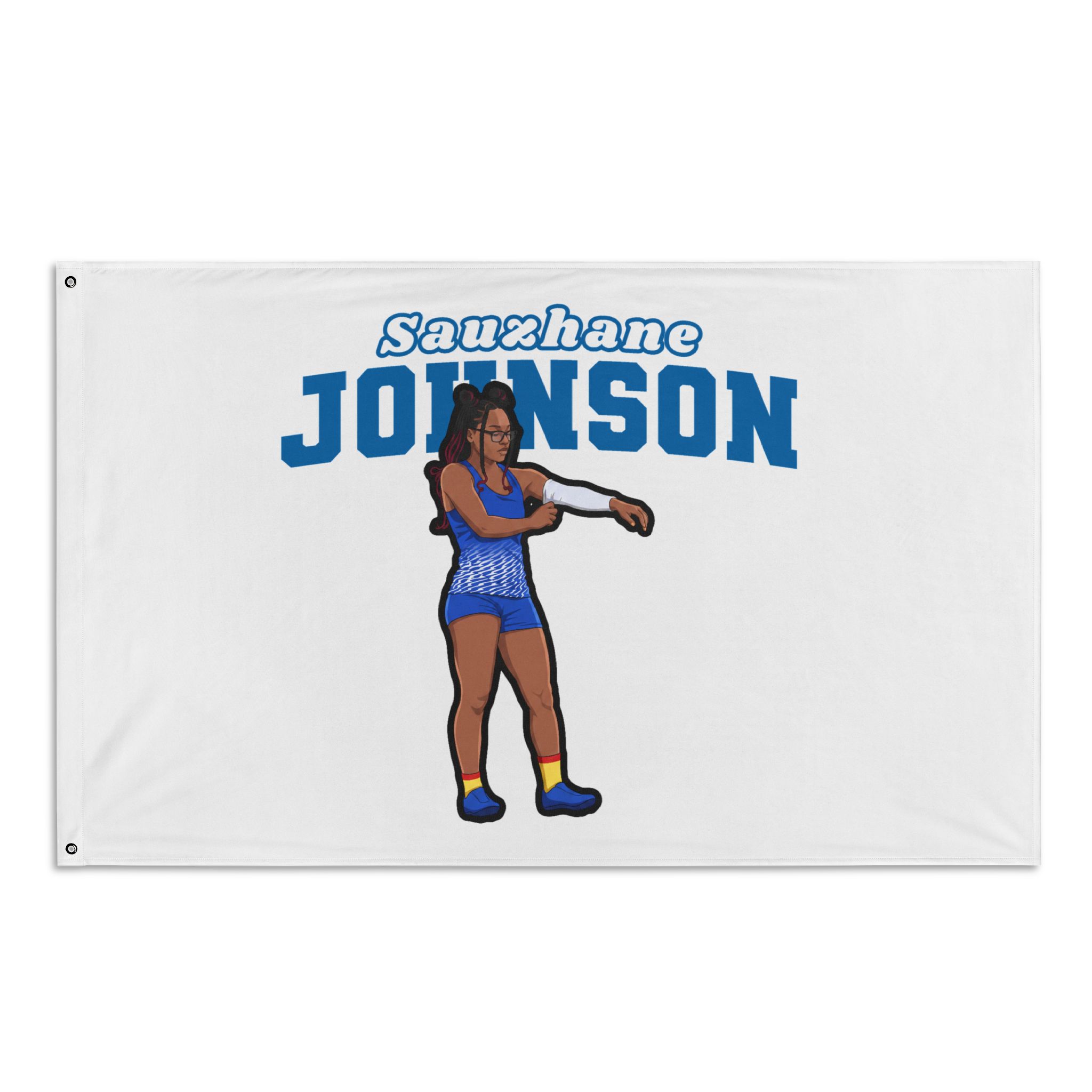 Flag (35 × 56 in) — character_name_arch in Classic