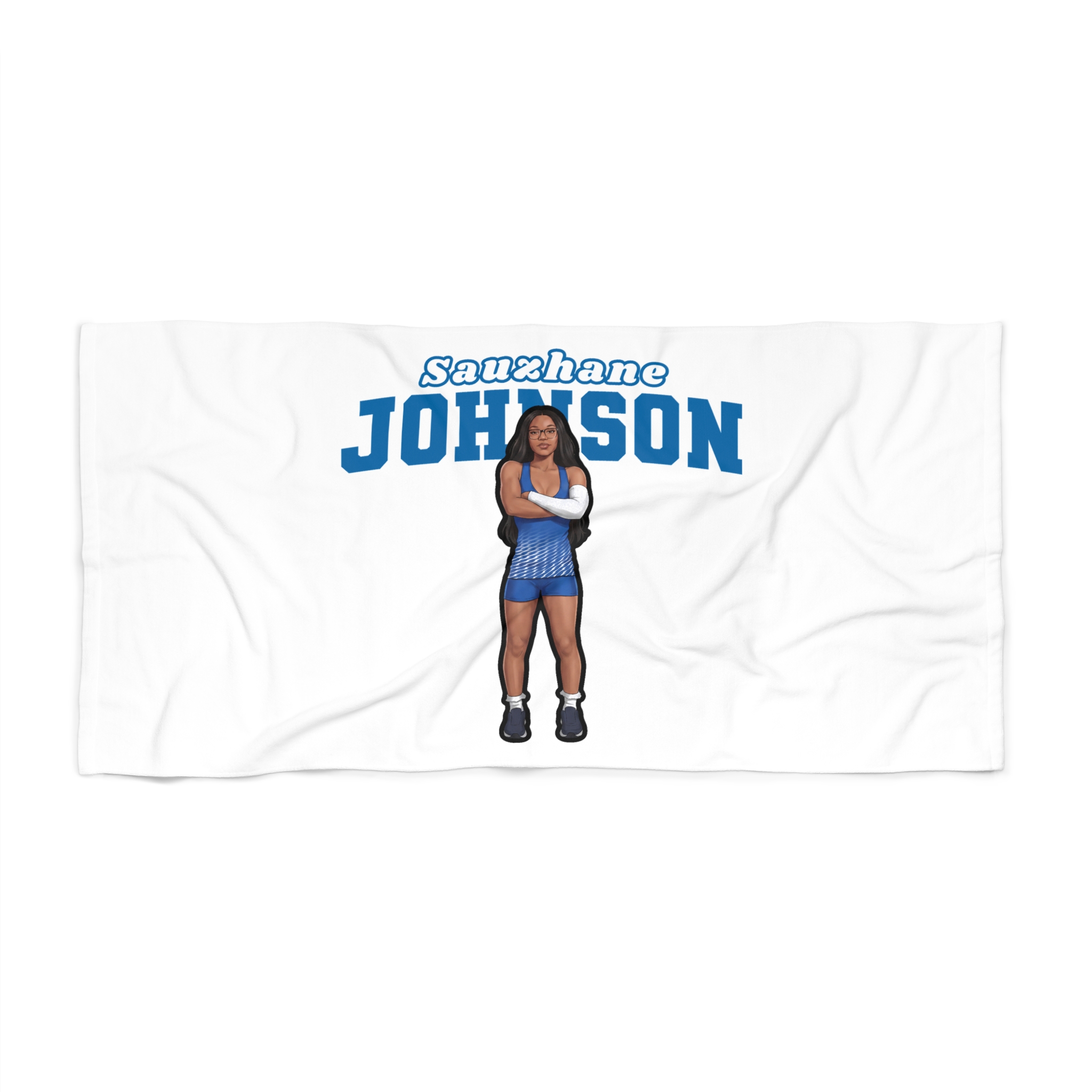Beach Towel — character_name_arch in Classic