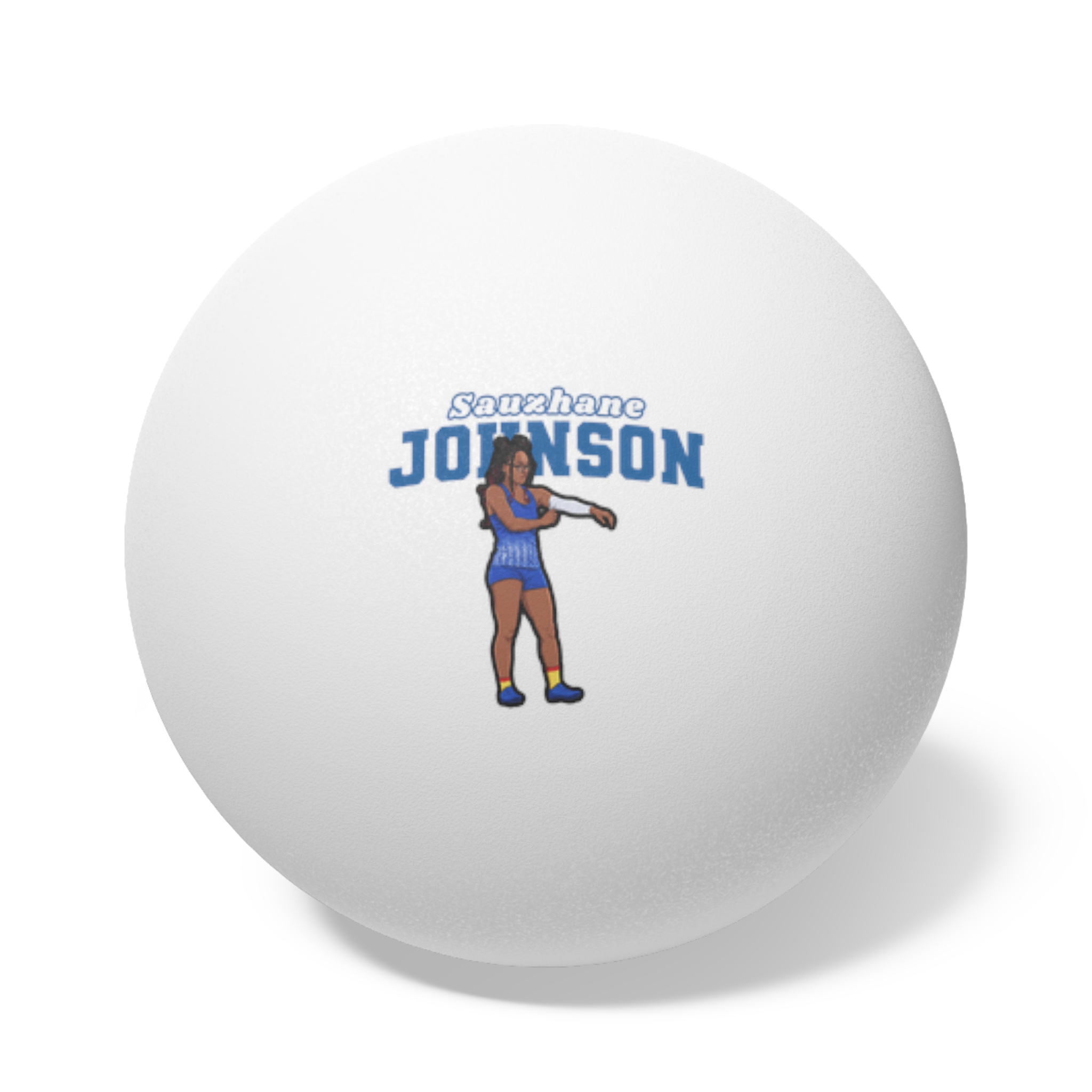 Ping Pong Balls, 6 pcs — character_name_arch in White