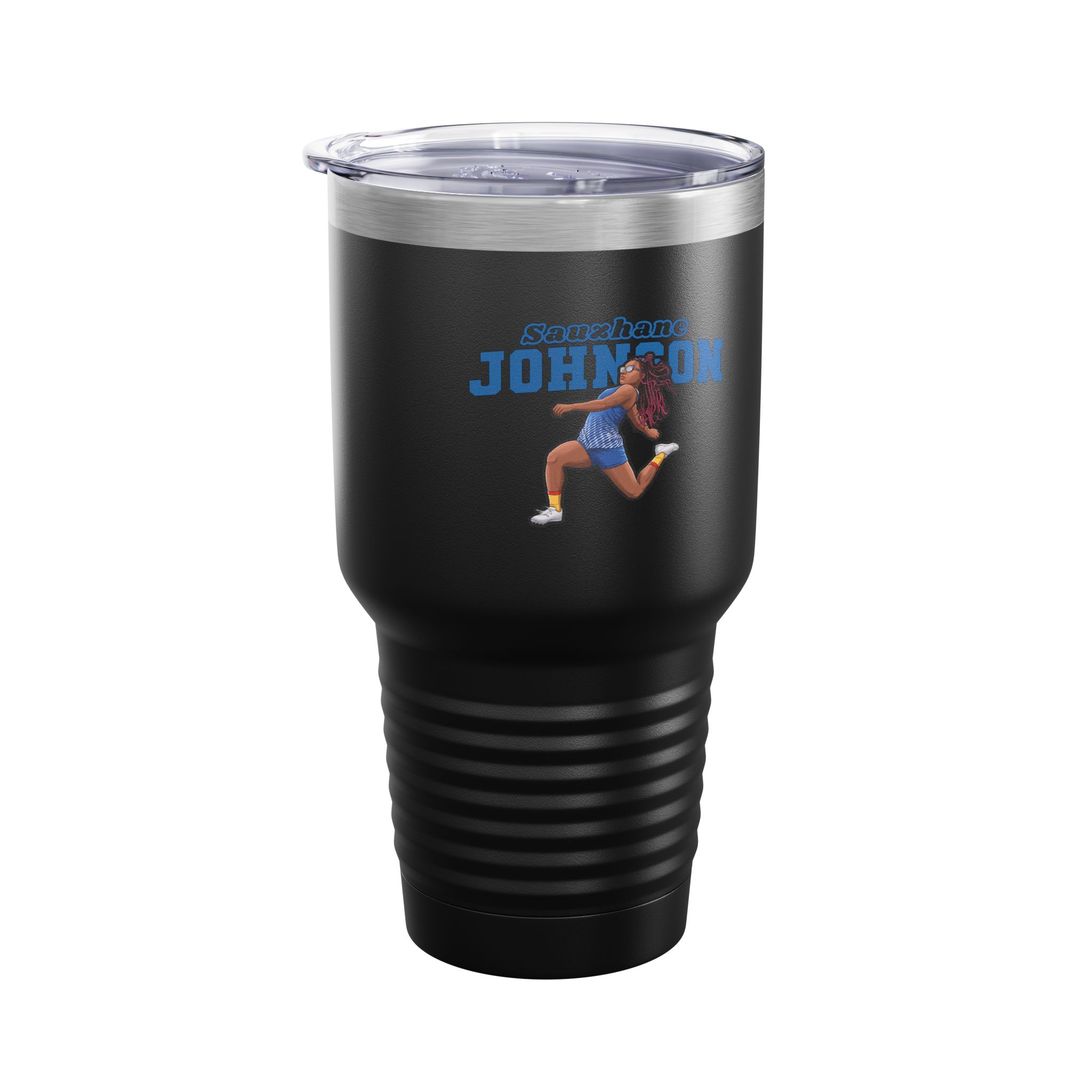 30oz Tumbler — character_name_arch in Black