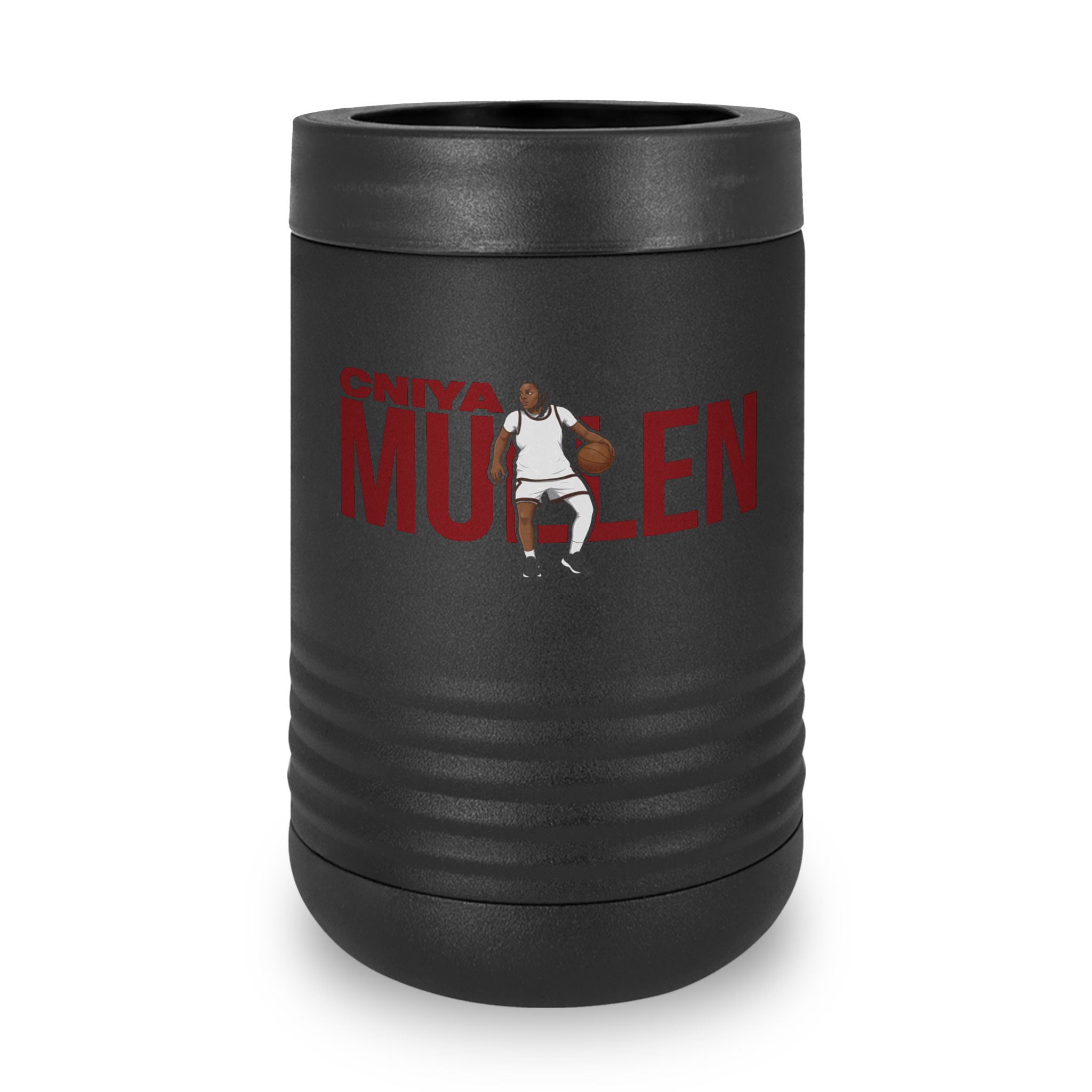 Stainless Can Cooler — character_player_name in Black