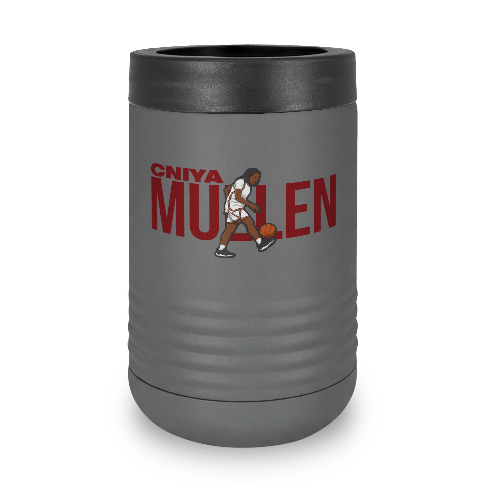 Stainless Can Cooler — character_player_name in Grey