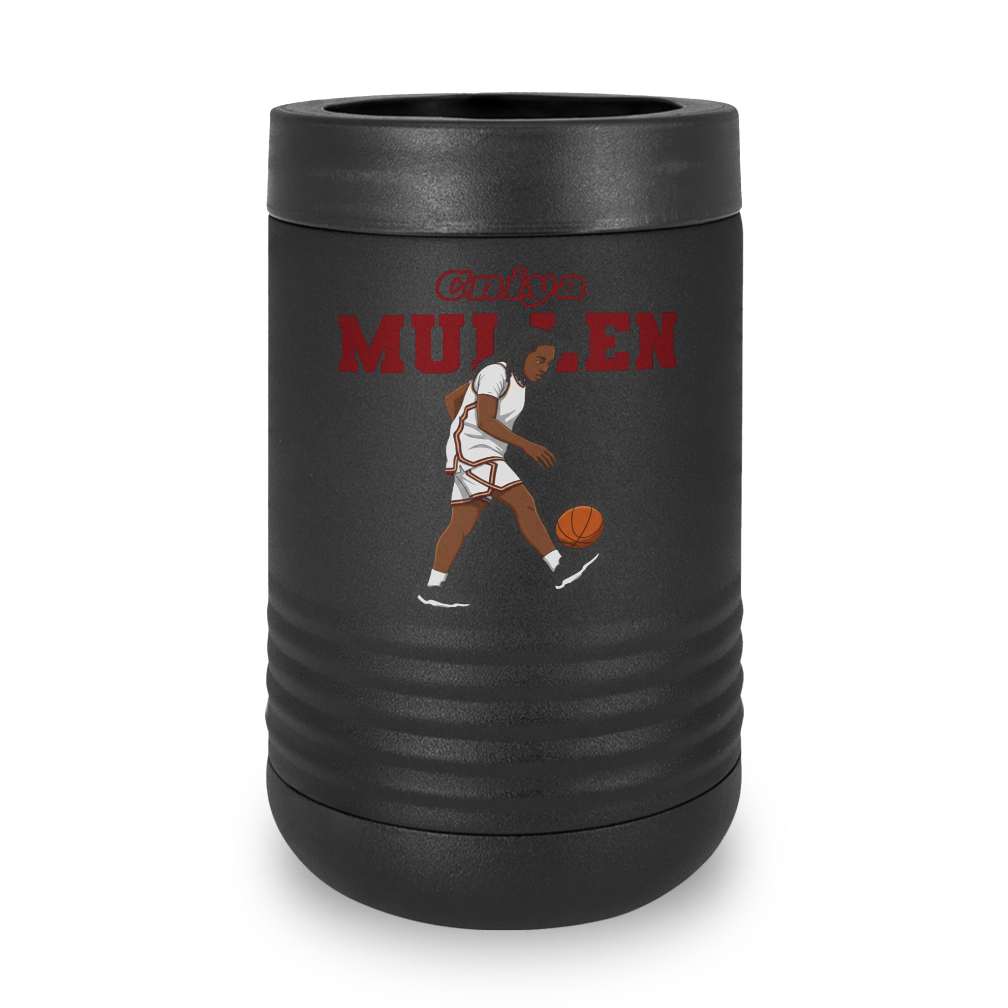 Stainless Can Cooler — character_name_arch in Black