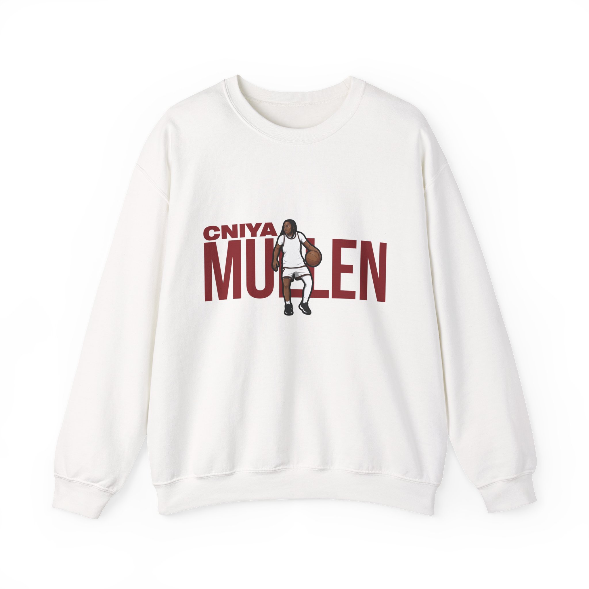 Crewneck Sweatshirt — character_player_name in White