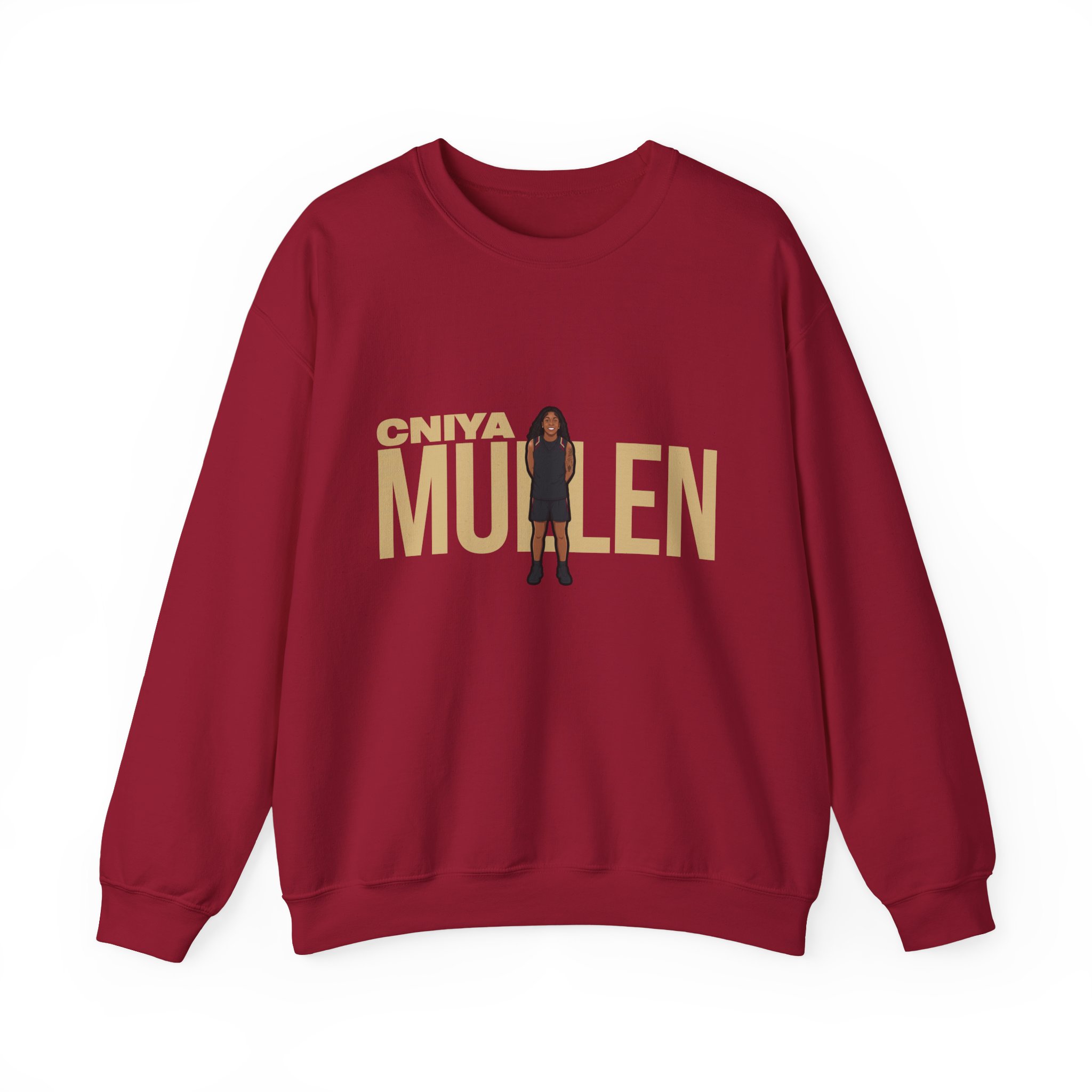 Crewneck Sweatshirt — character_player_name in Cardinal