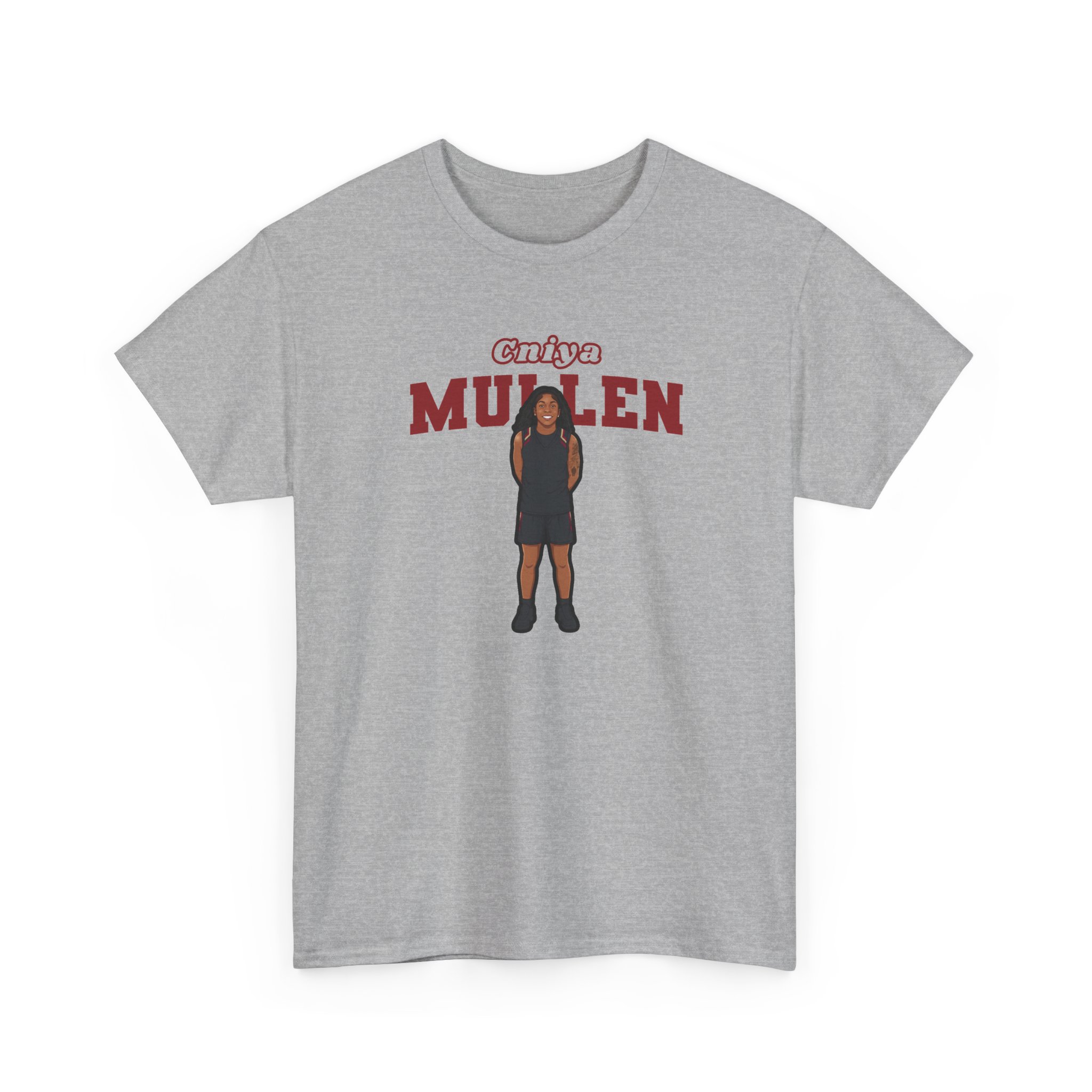 Tee — character_name_arch in Grey