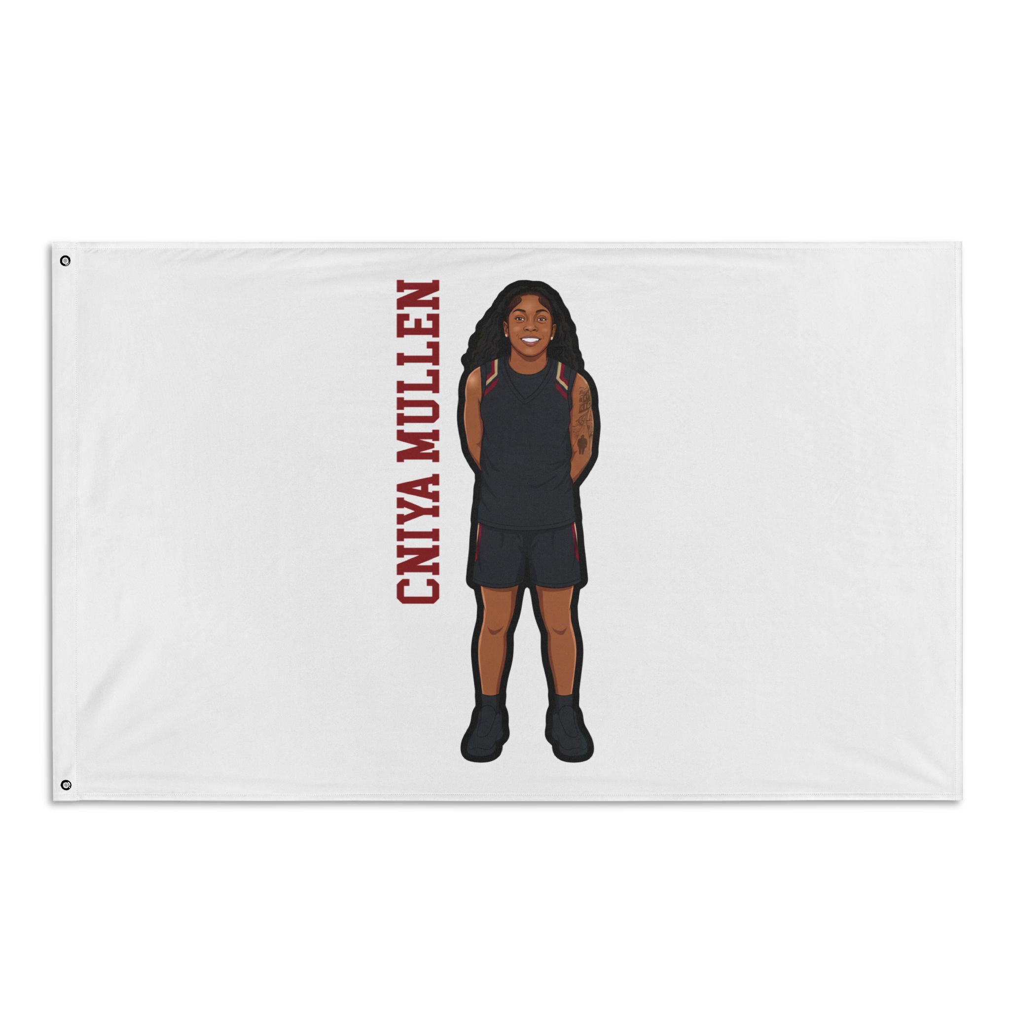 Flag (35 × 56 in) — character_name_vertical in Classic