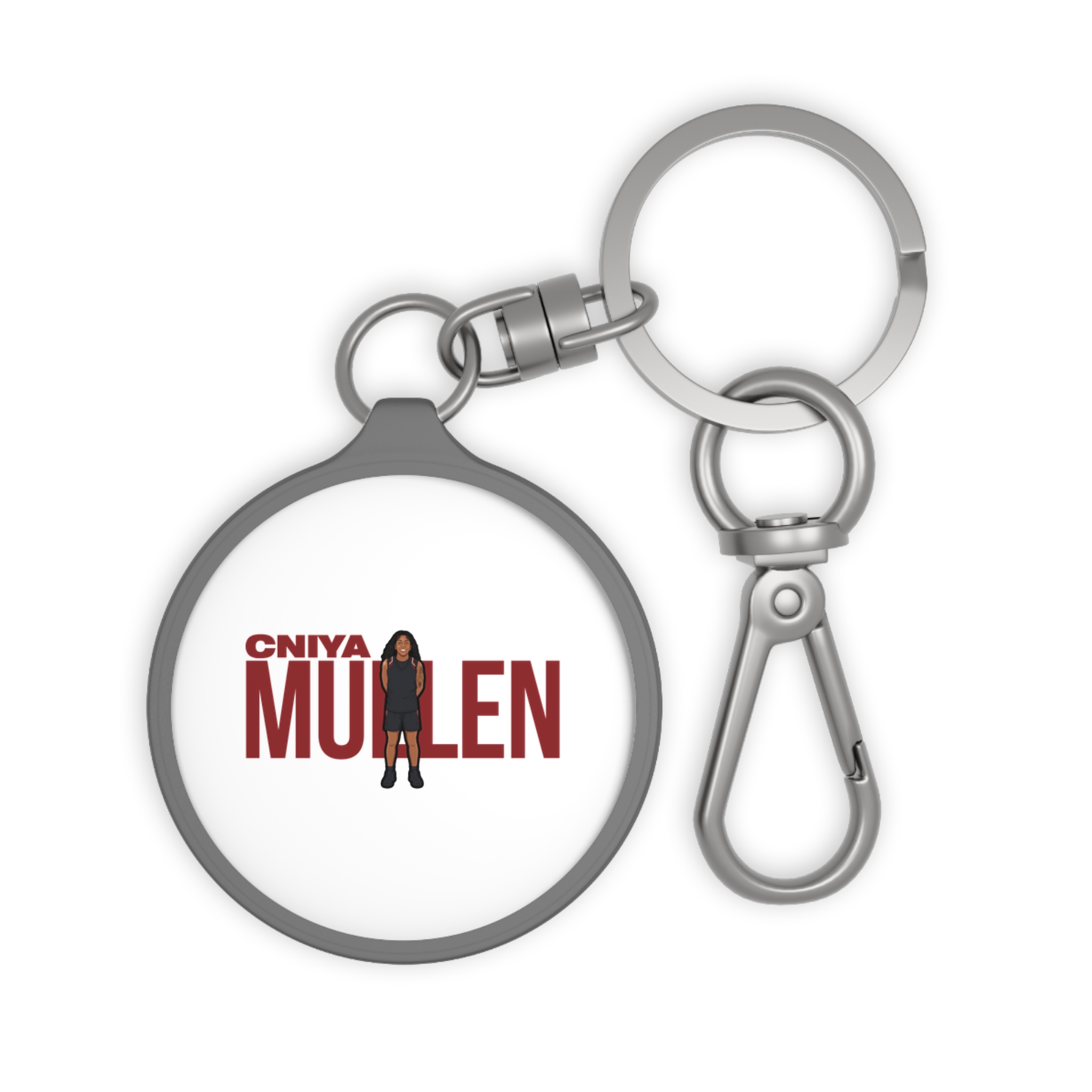 Keychain — character_player_name in Grey