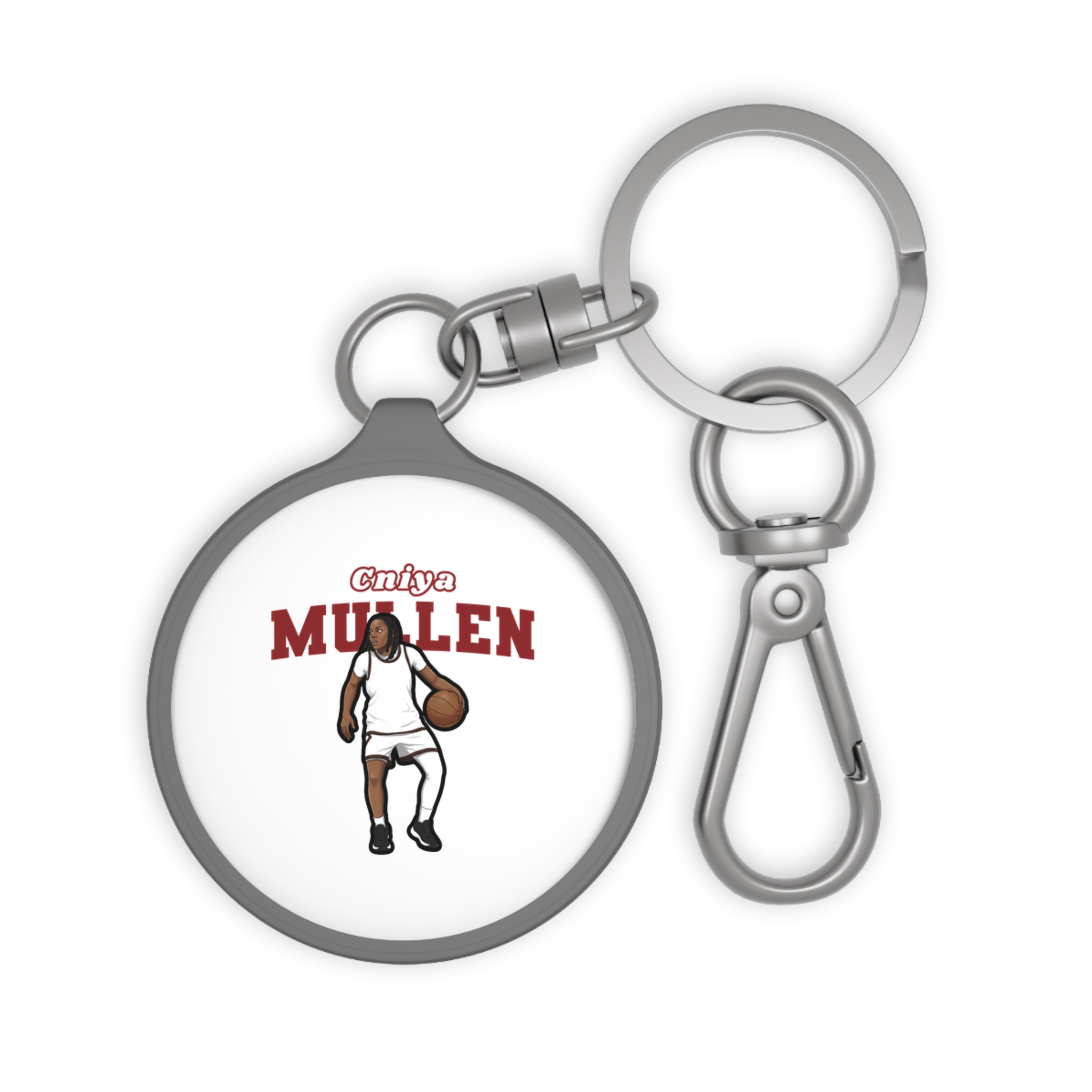 Keychain — character_name_arch in Grey