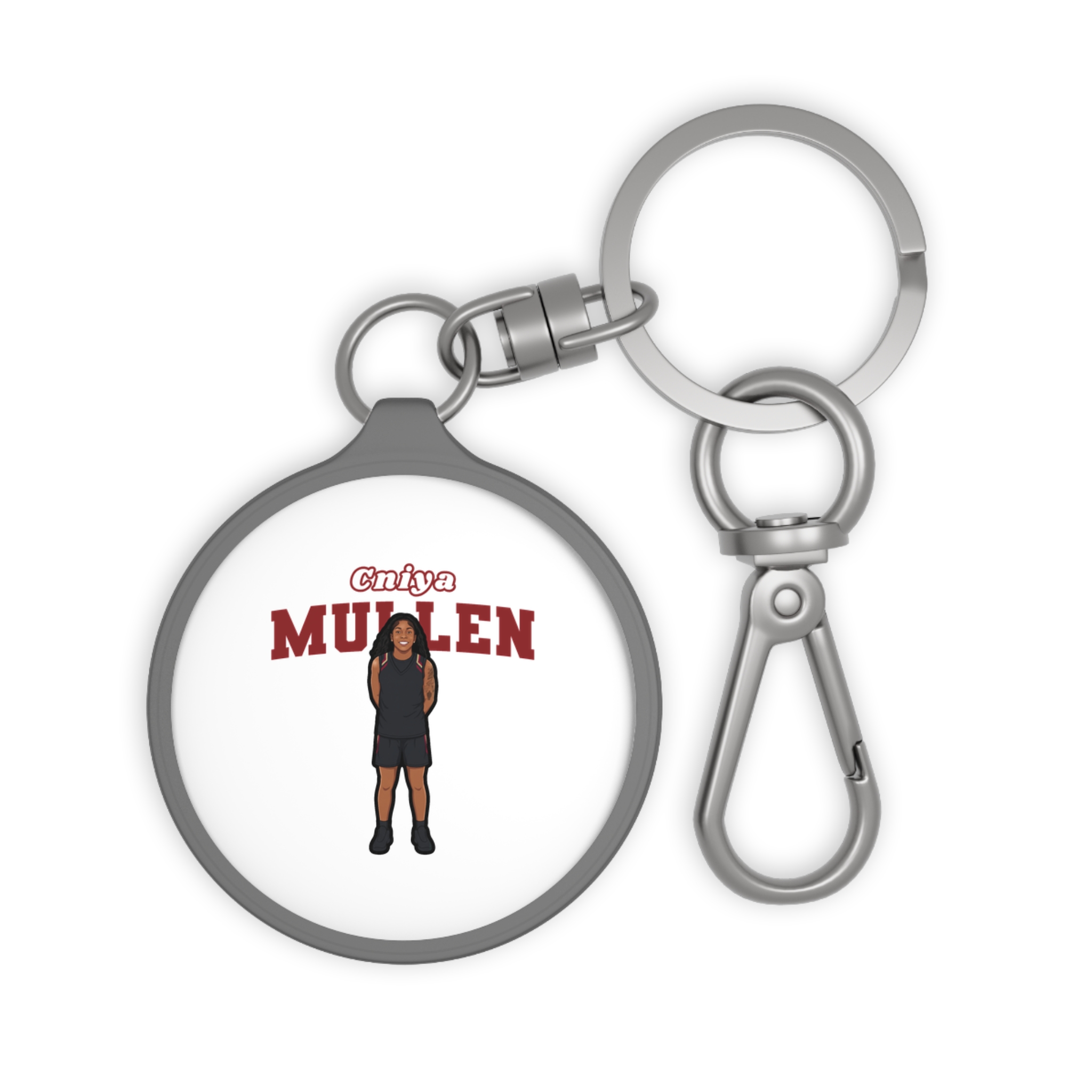 Keychain — character_name_arch in Grey