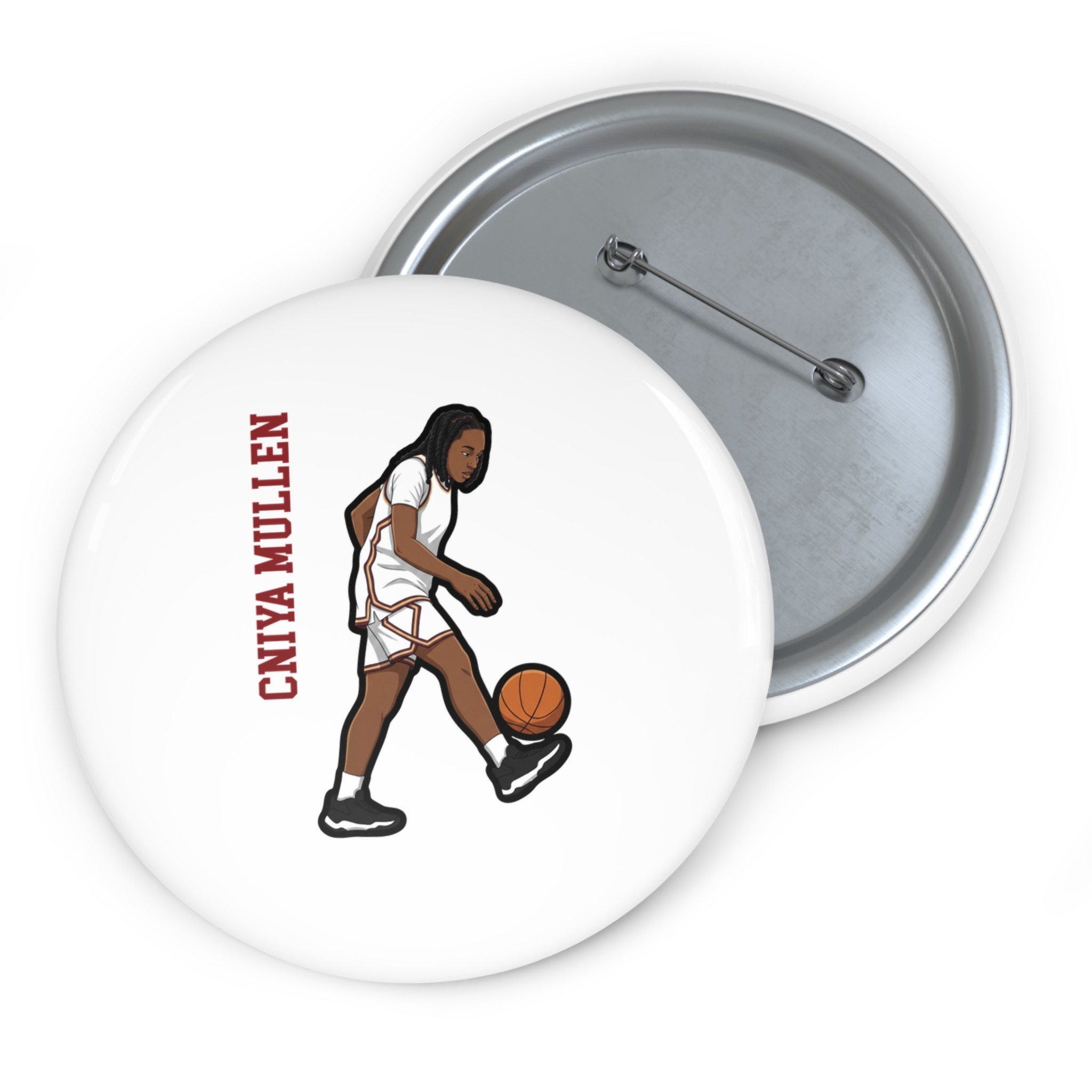 Game Day Pin — character_name_vertical in Classic
