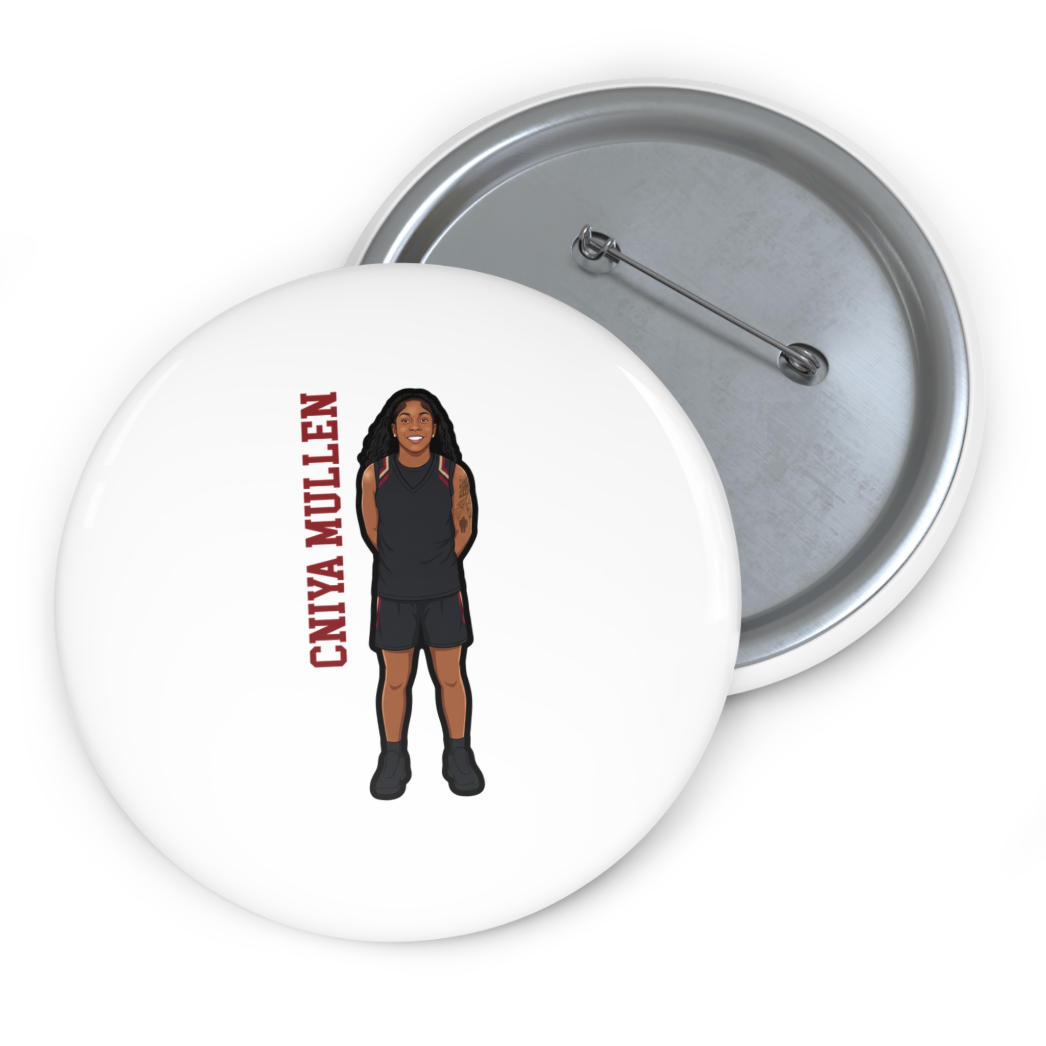Game Day Pin — character_name_vertical in Classic