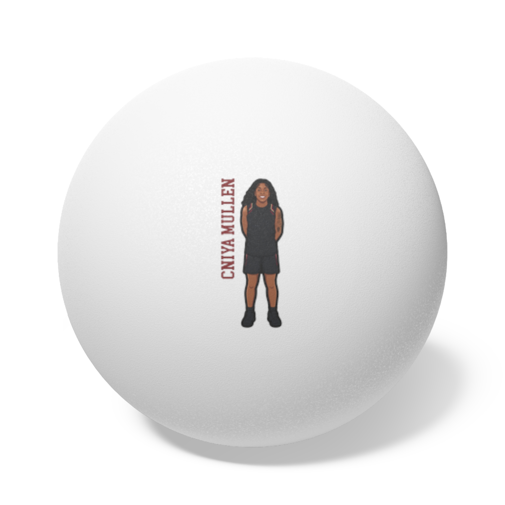 Ping Pong Balls, 6 pcs — character_name_vertical in White