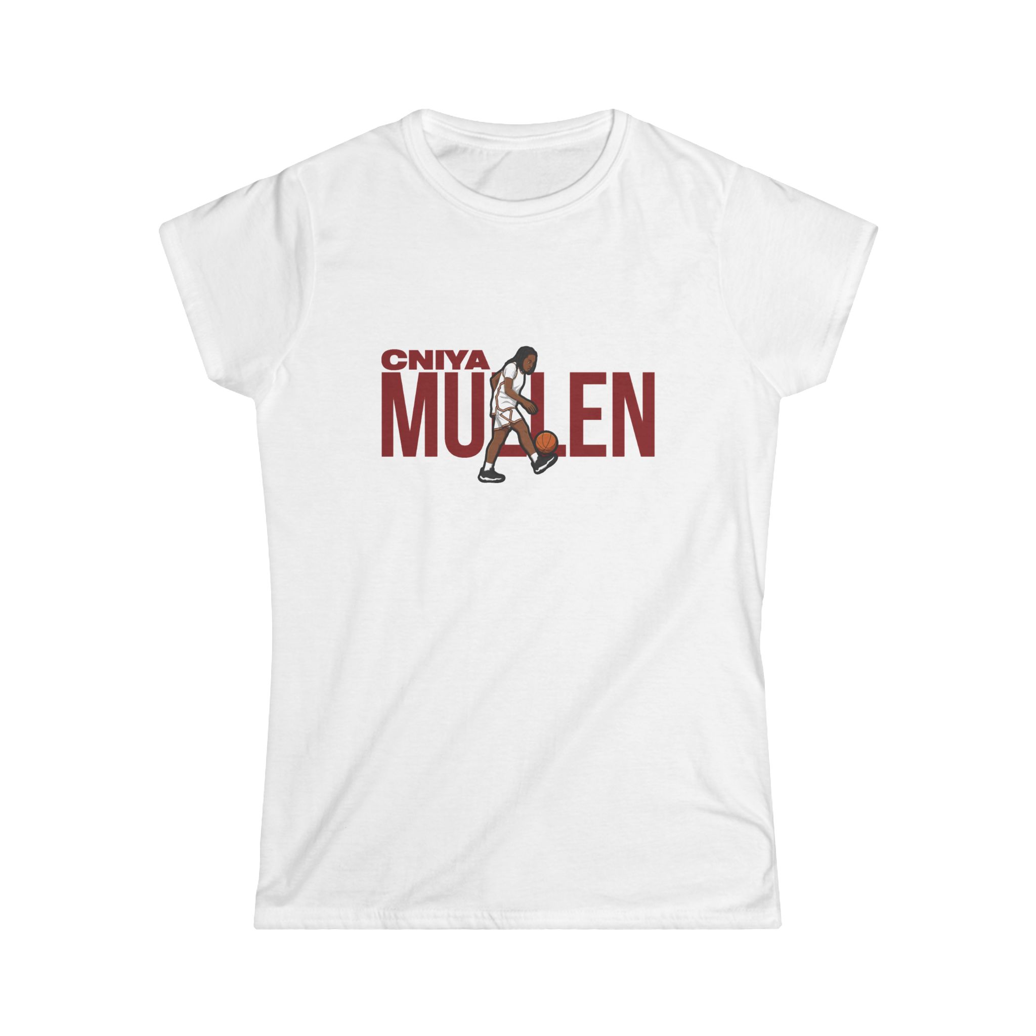 Women's Softstyle Tee — character_player_name in White