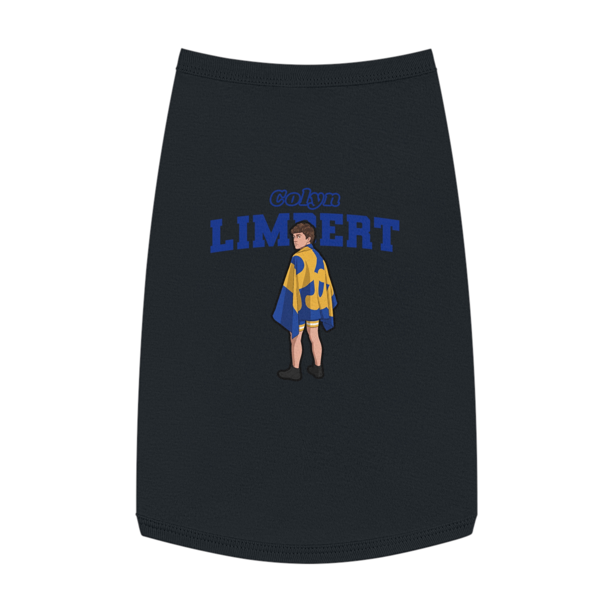 Pet Tank Top — character_name_arch in White