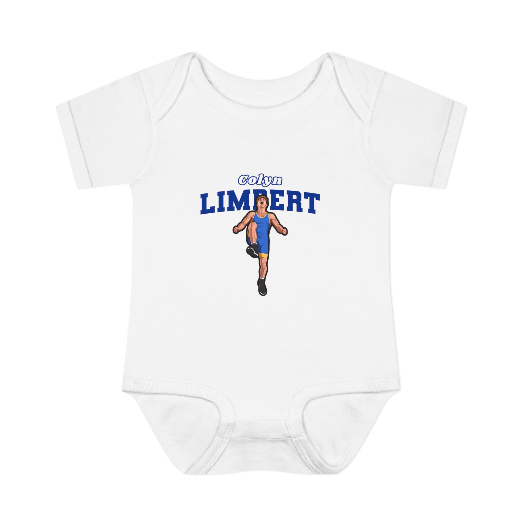Baby Onesie — character_name_arch in White