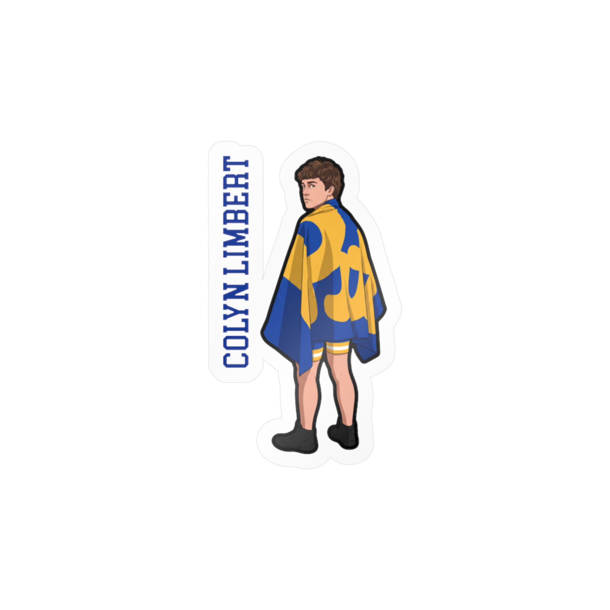 Vinyl Sticker — character_name_vertical in Classic