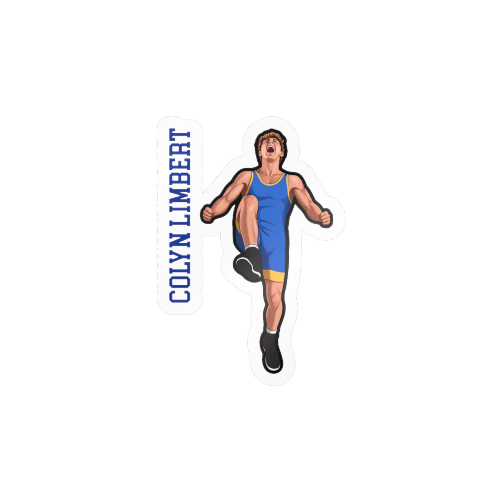 Vinyl Sticker — character_name_vertical in Classic