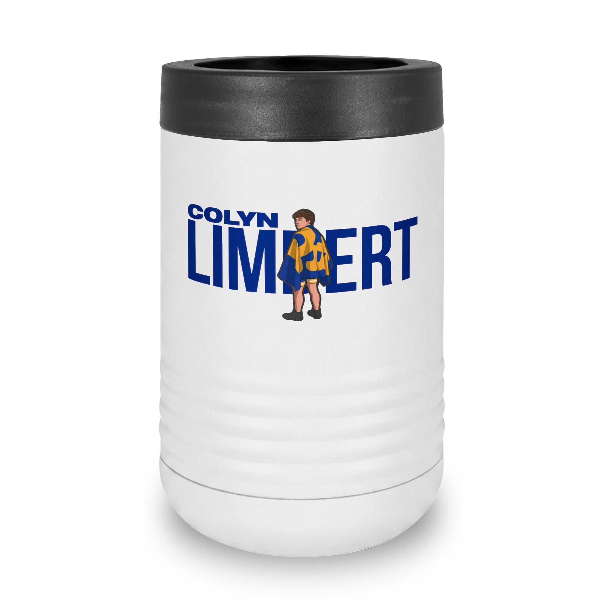 Stainless Can Cooler — character_player_name in White