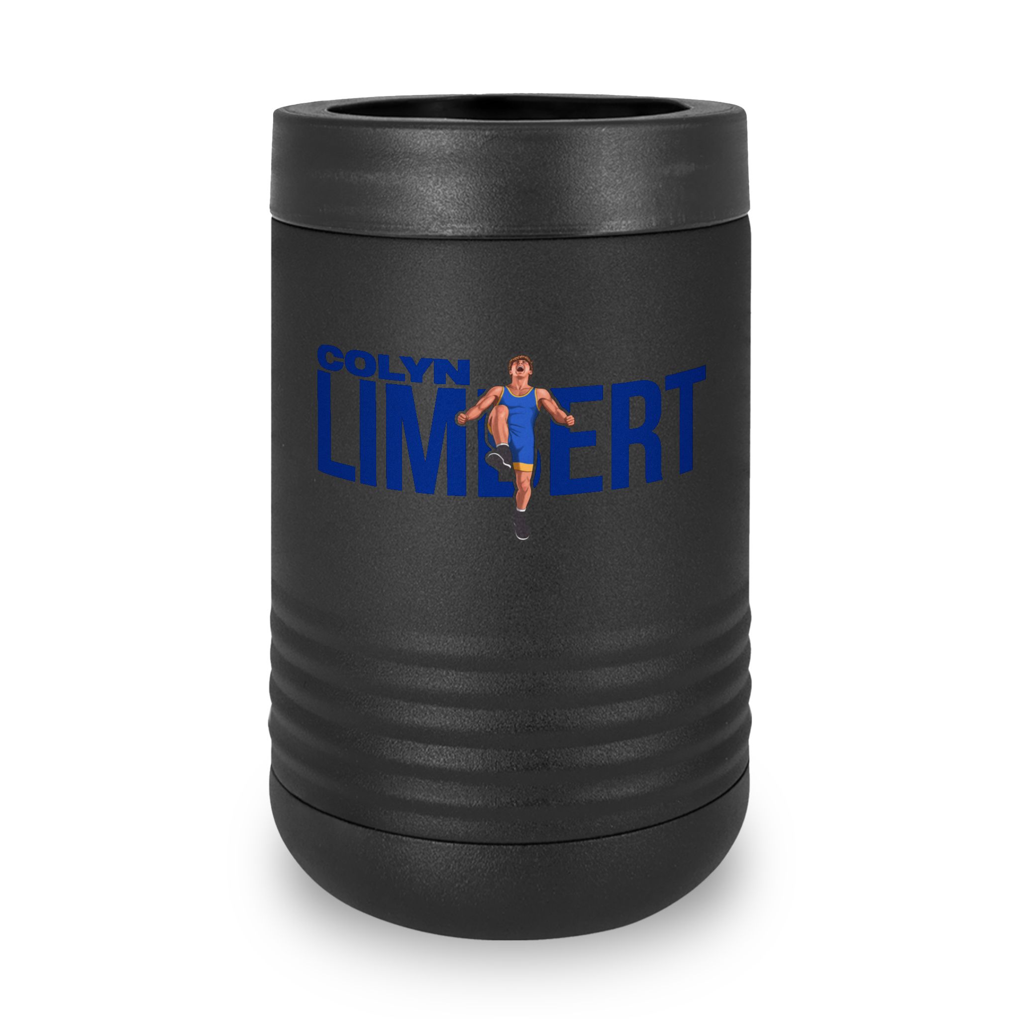 Stainless Can Cooler — character_player_name in Black