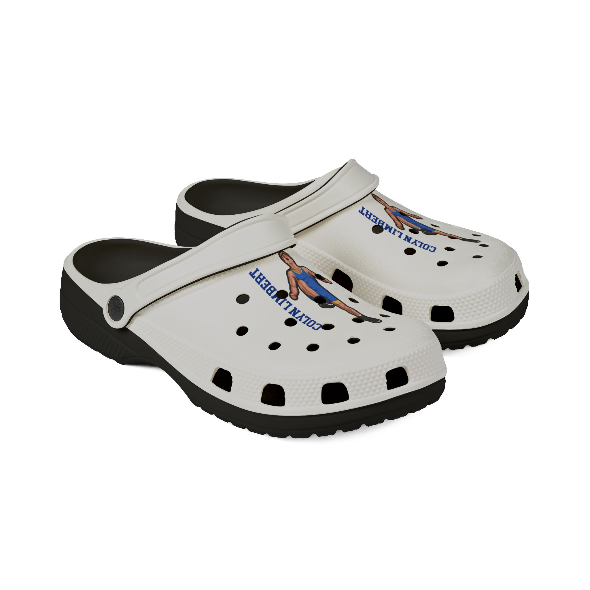Rubber Clogs — character_name_vertical in Black