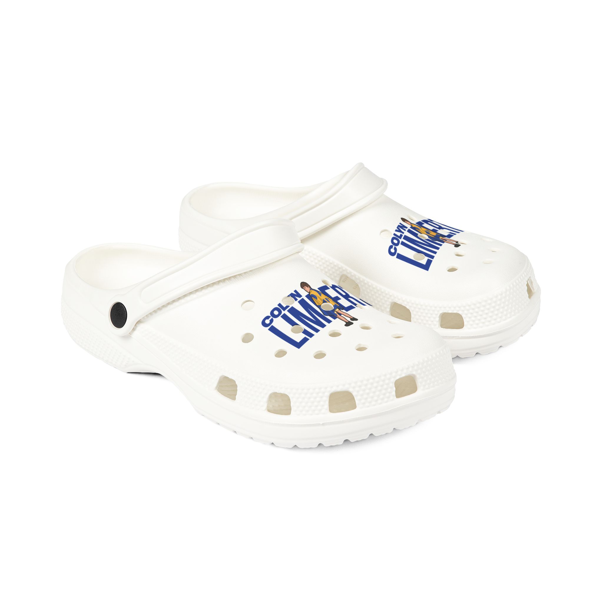 Rubber Clogs — character_player_name in White