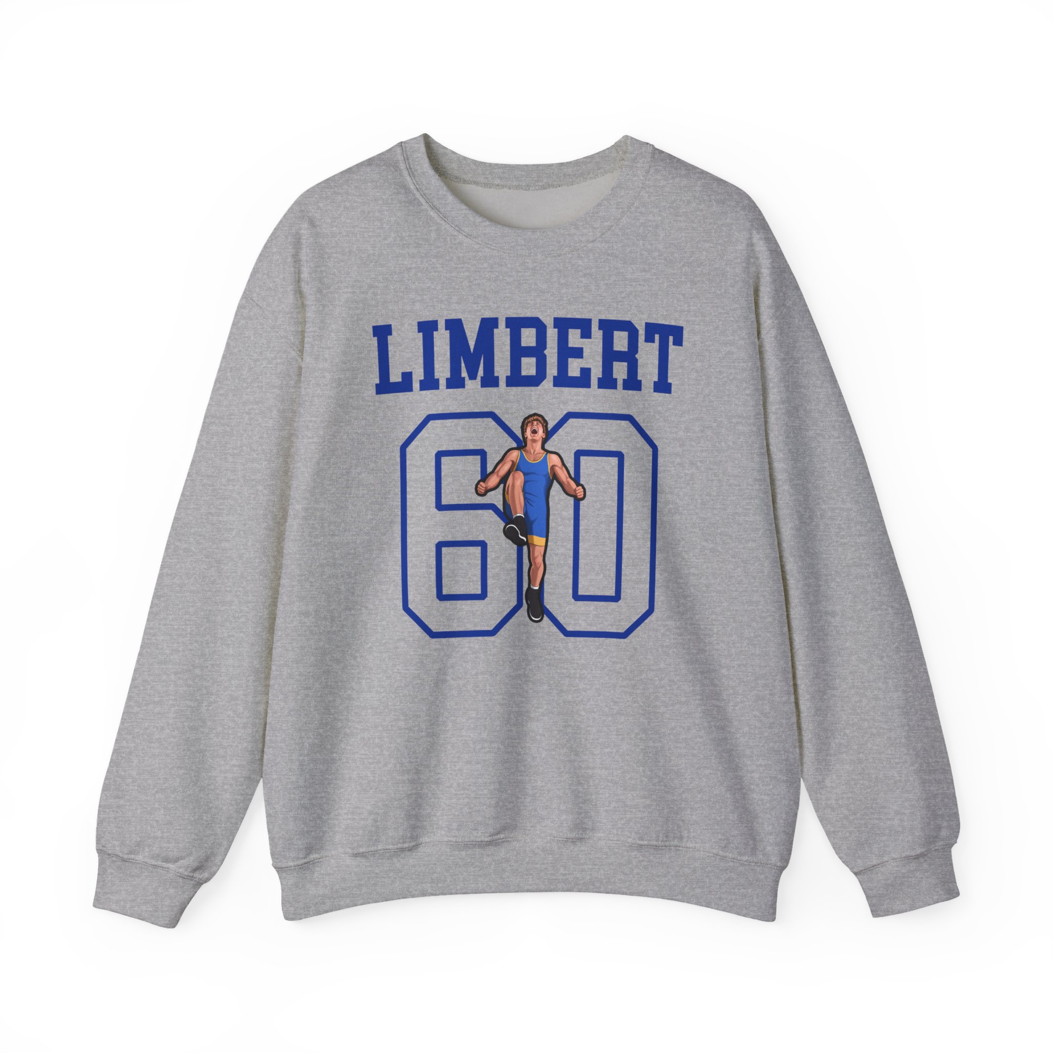 Crewneck Sweatshirt — character_shirsey in Grey