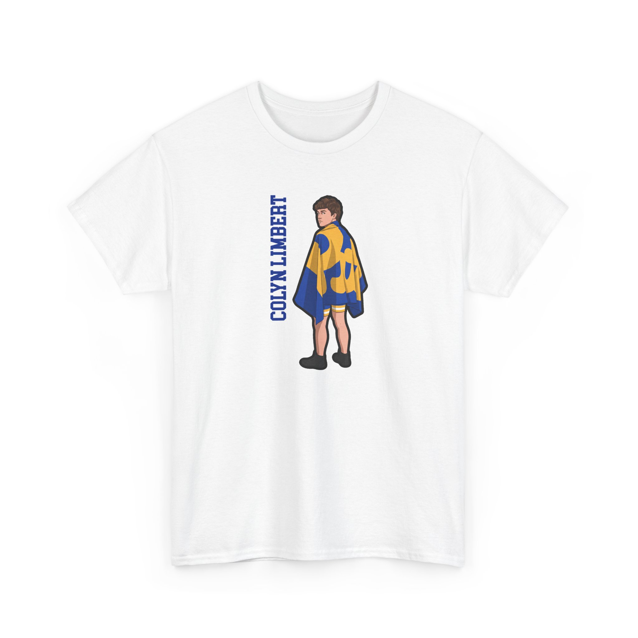Tee — character_name_vertical in White