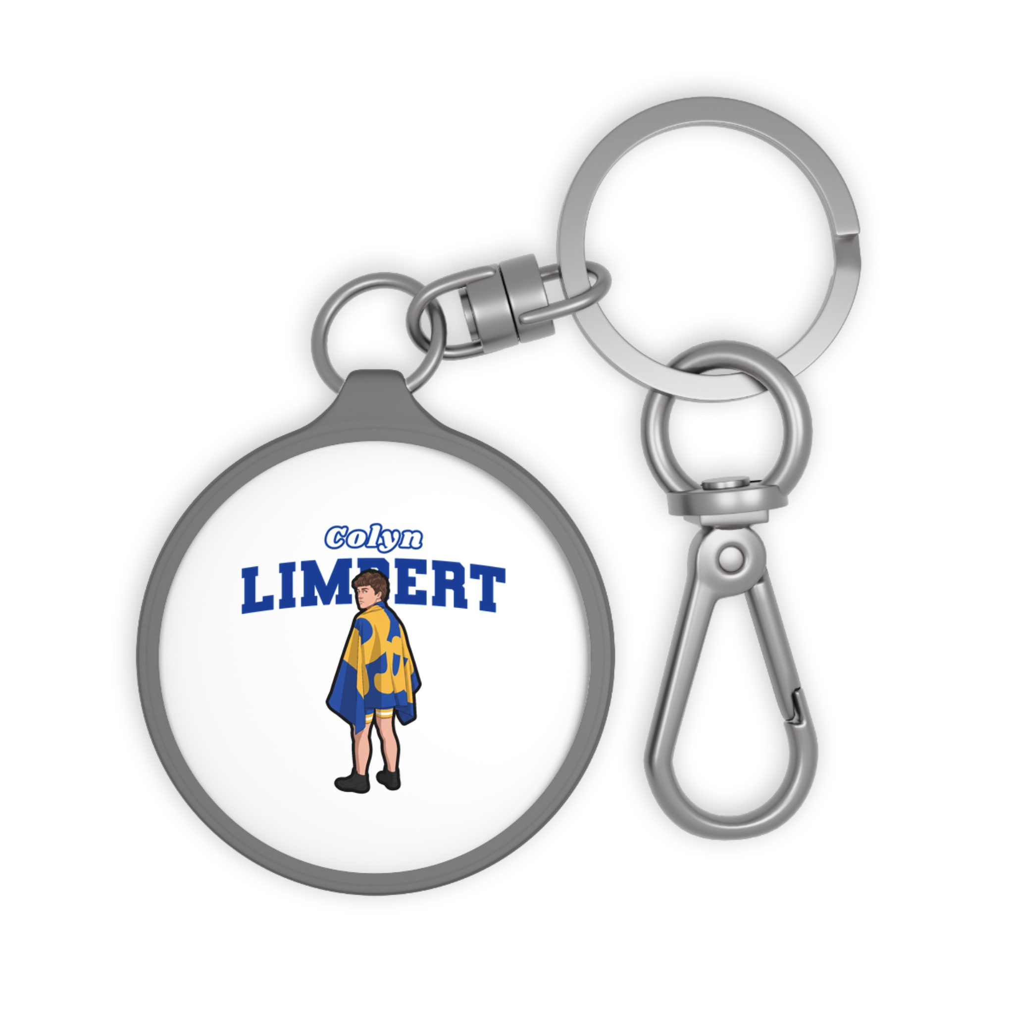 Keychain — character_name_arch in Grey
