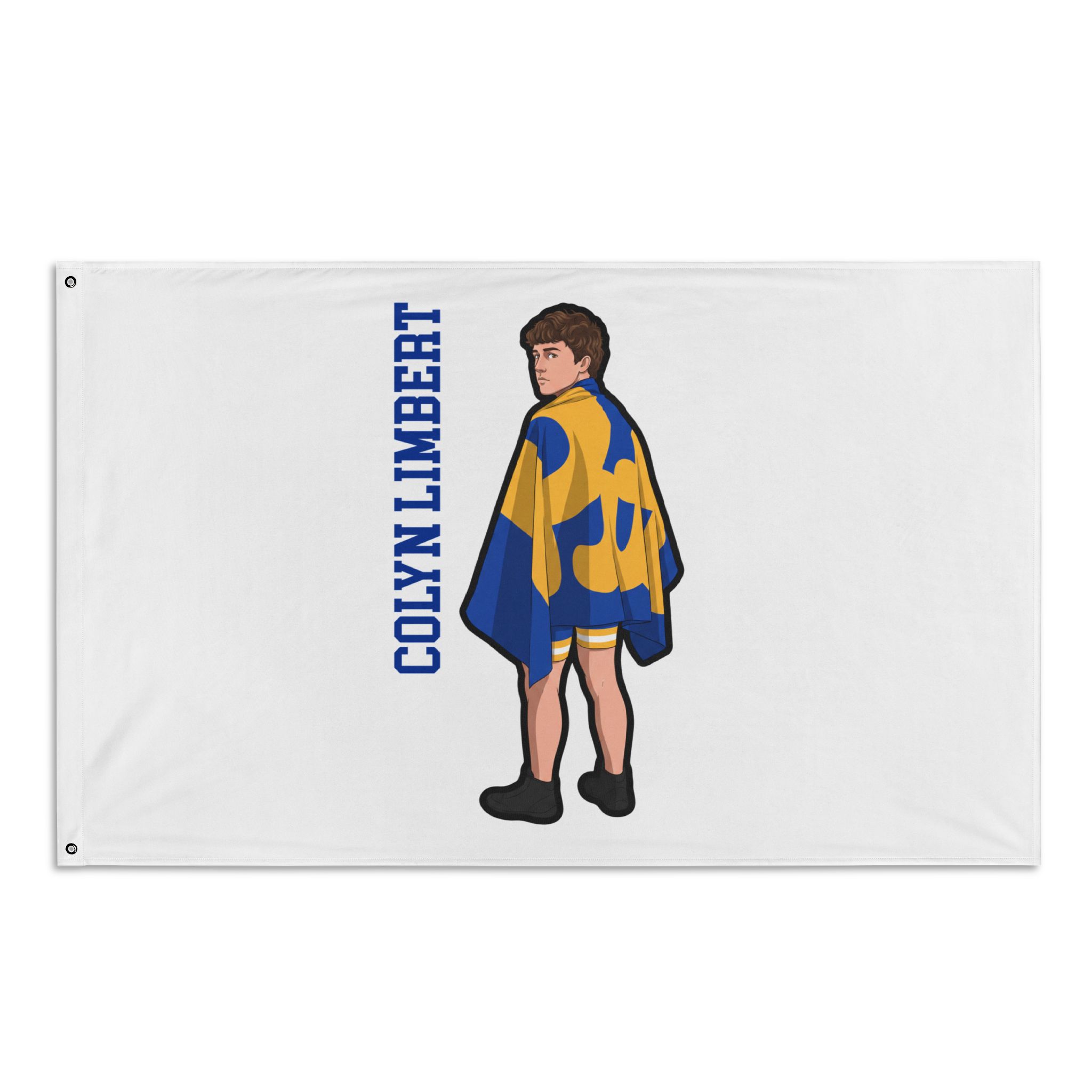 Flag (35 × 56 in) — character_name_vertical in Classic