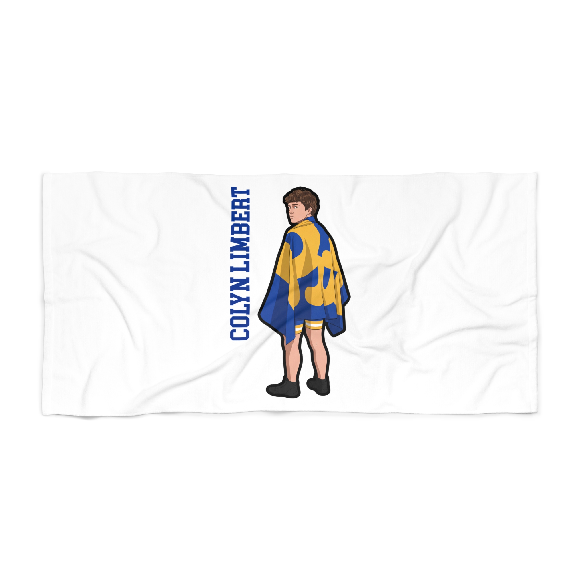 Beach Towel — character_name_vertical in Classic