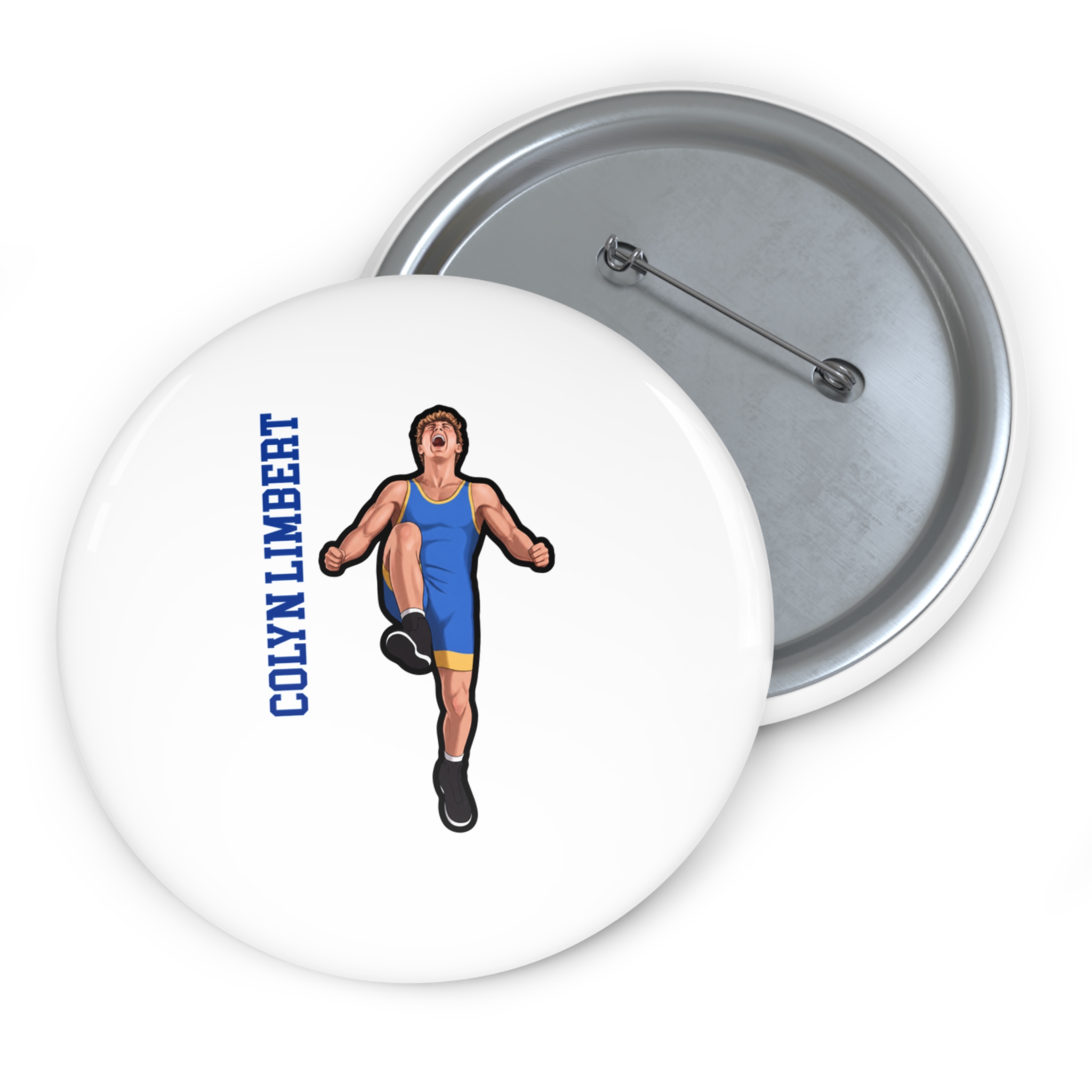 Game Day Pin — character_name_vertical in Classic