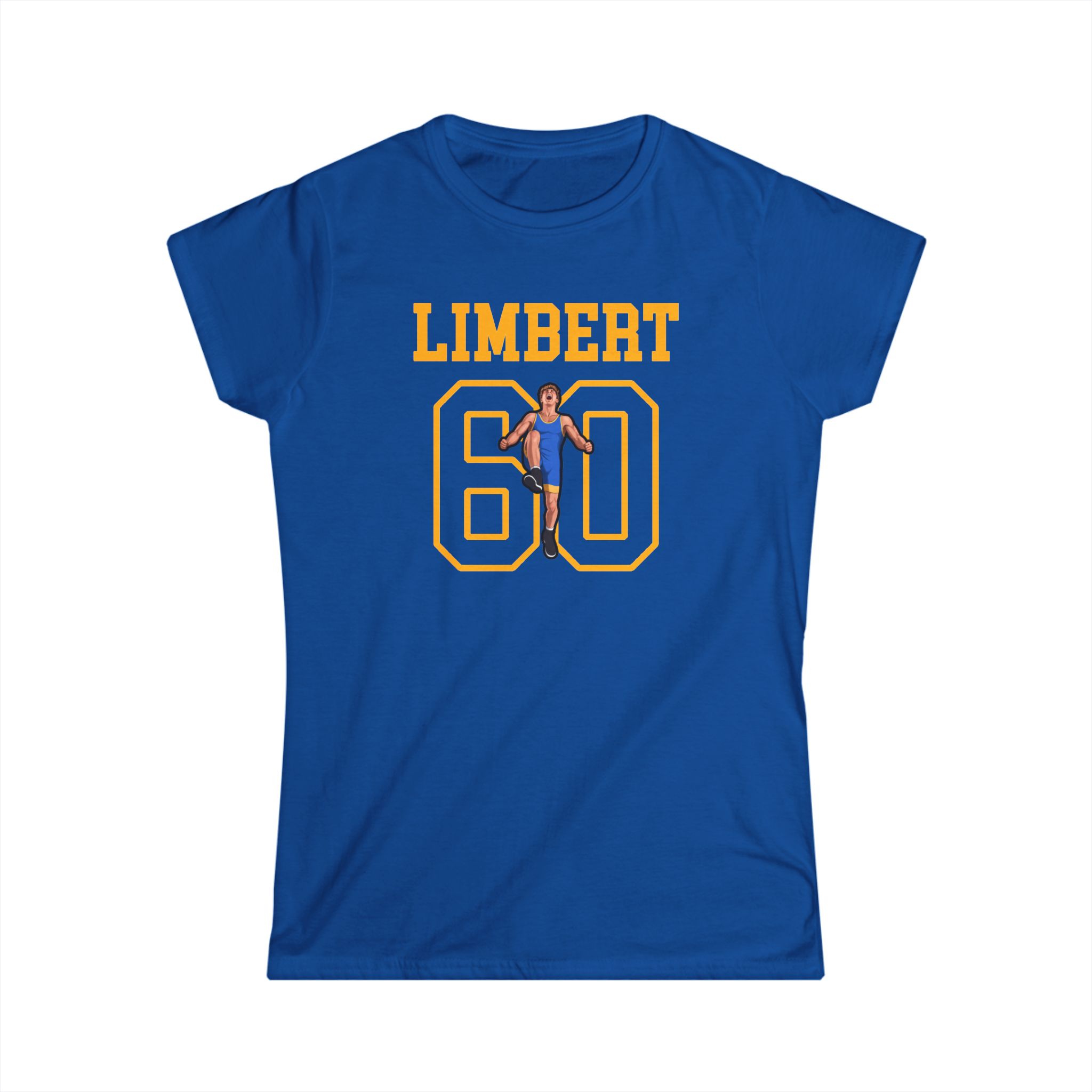 Women's Softstyle Tee — character_shirsey in Royal