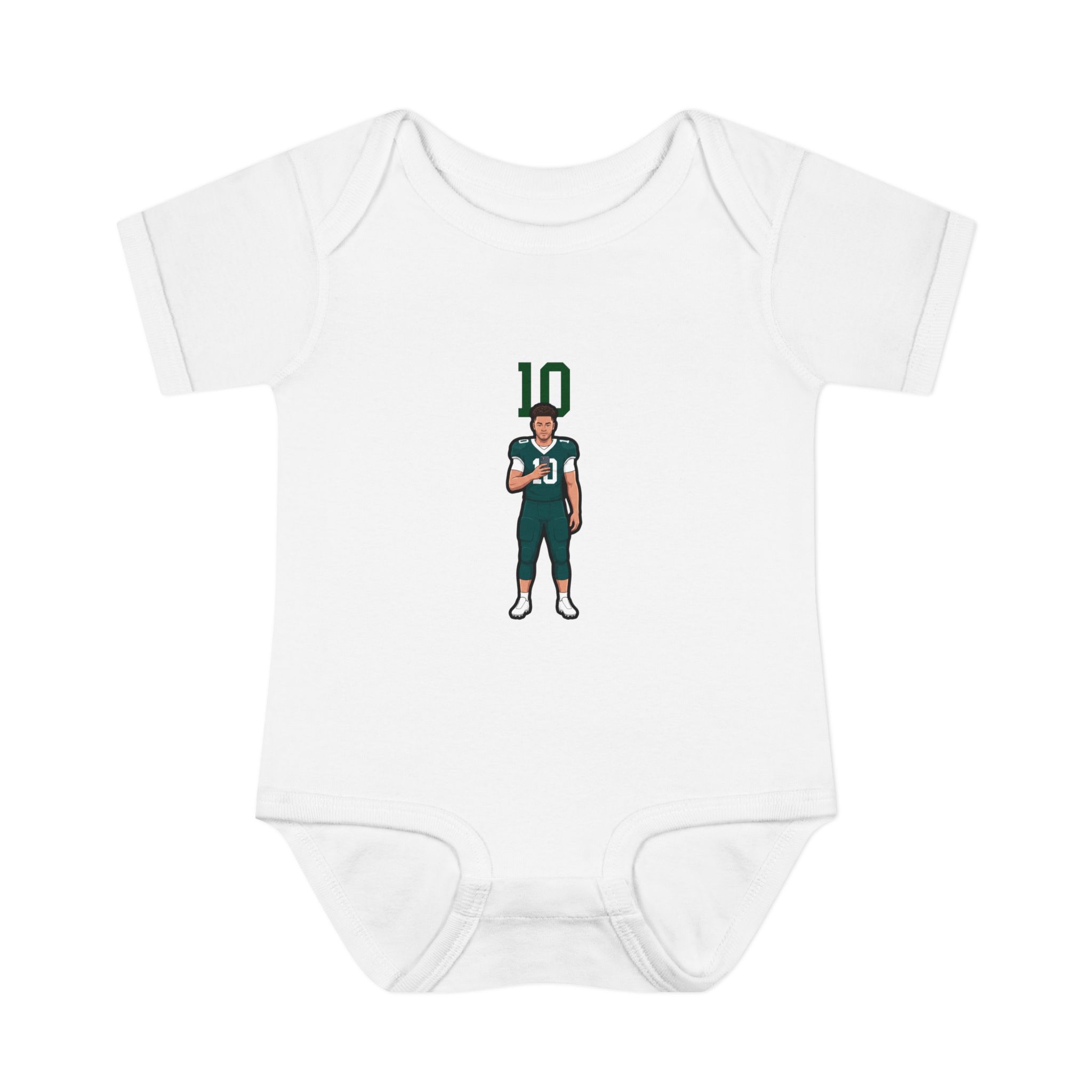 Baby Onesie — character_number_top in White