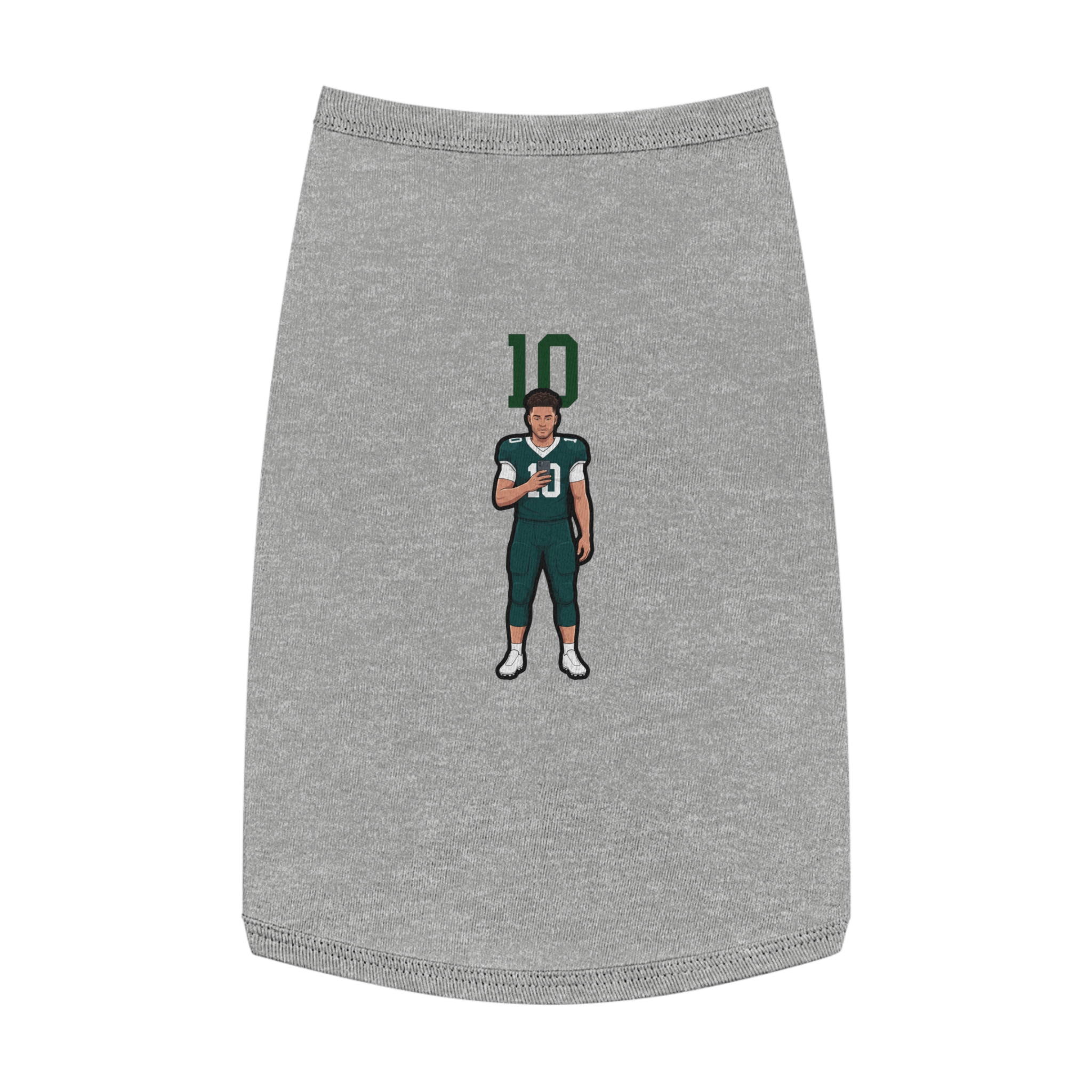 Pet Tank Top — character_number_top in White