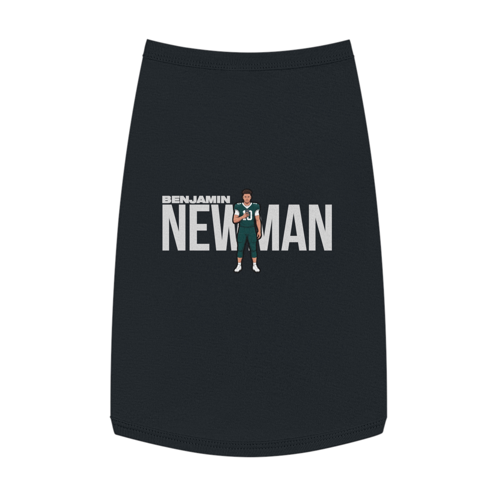 Pet Tank Top — character_player_name in Black