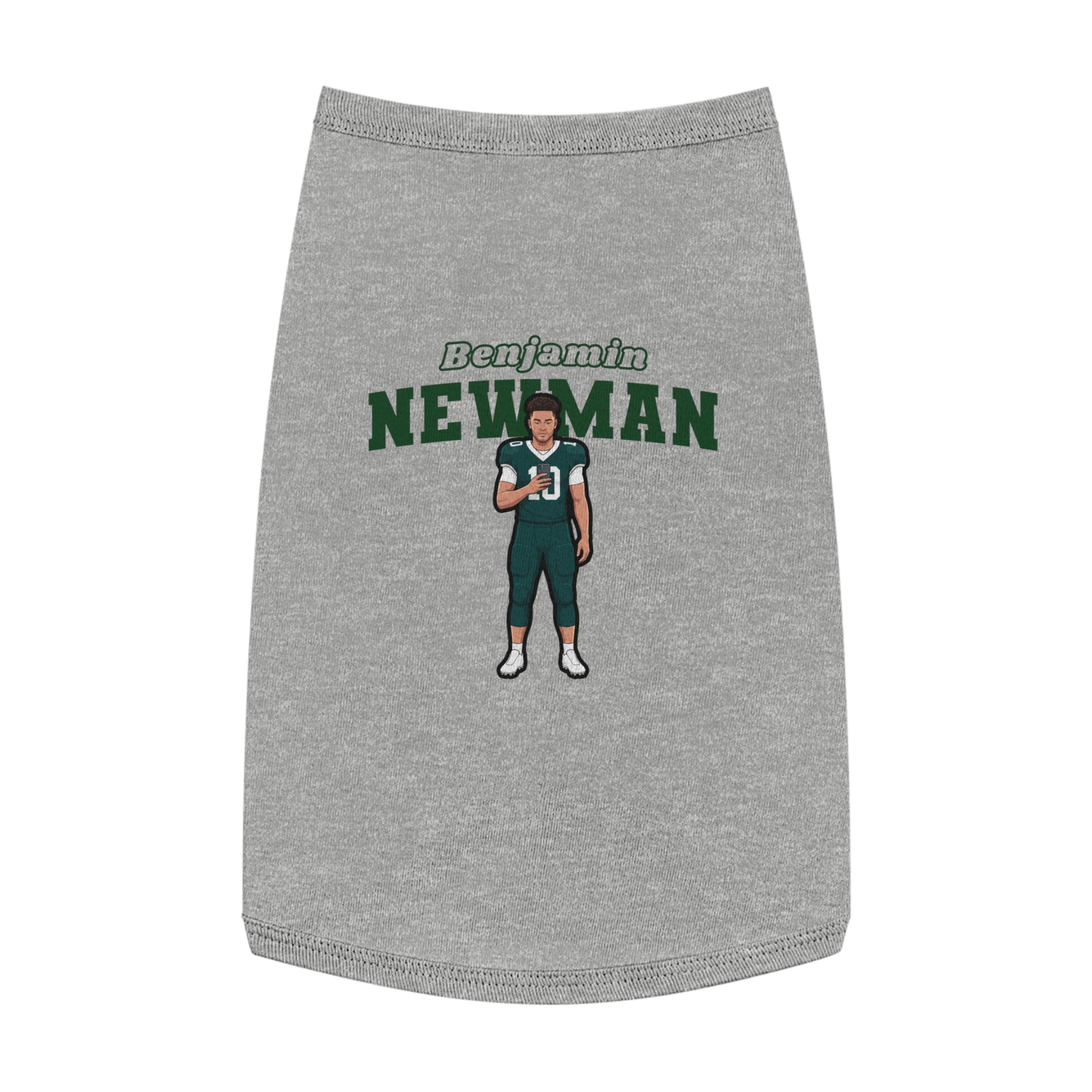 Pet Tank Top — character_name_arch in White