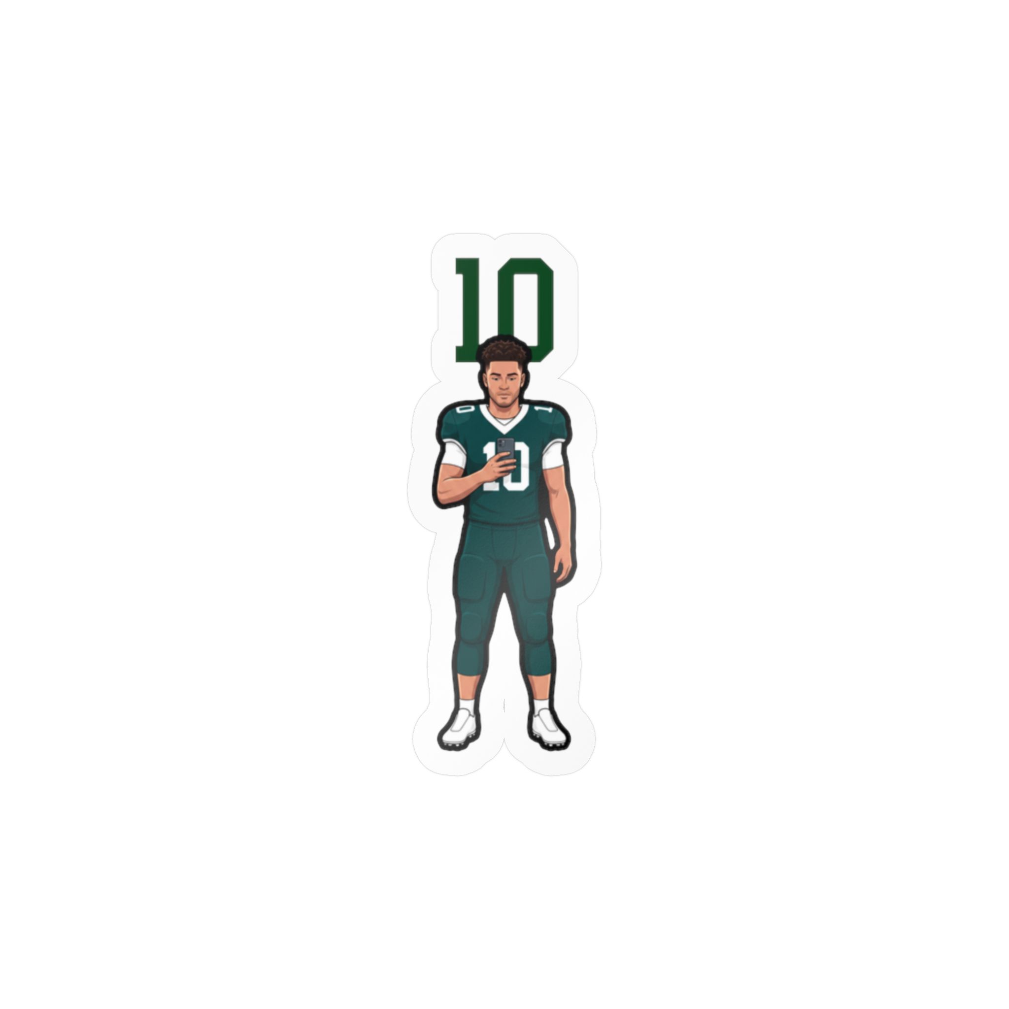 Vinyl Sticker — character_number_top in Classic
