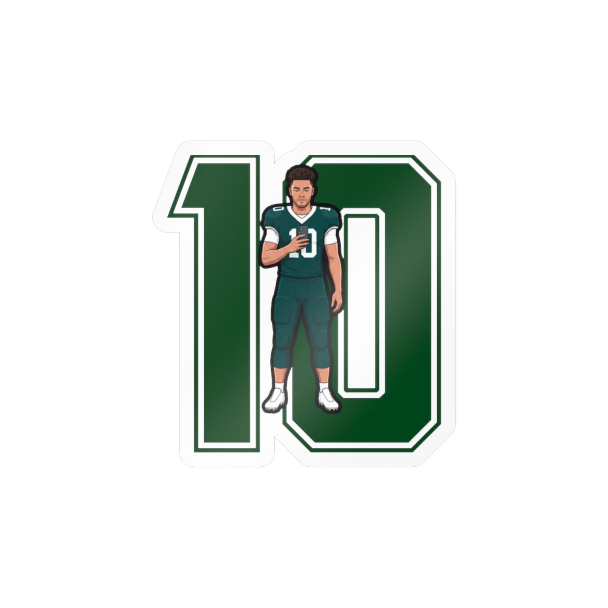 Vinyl Sticker — character_number in Classic