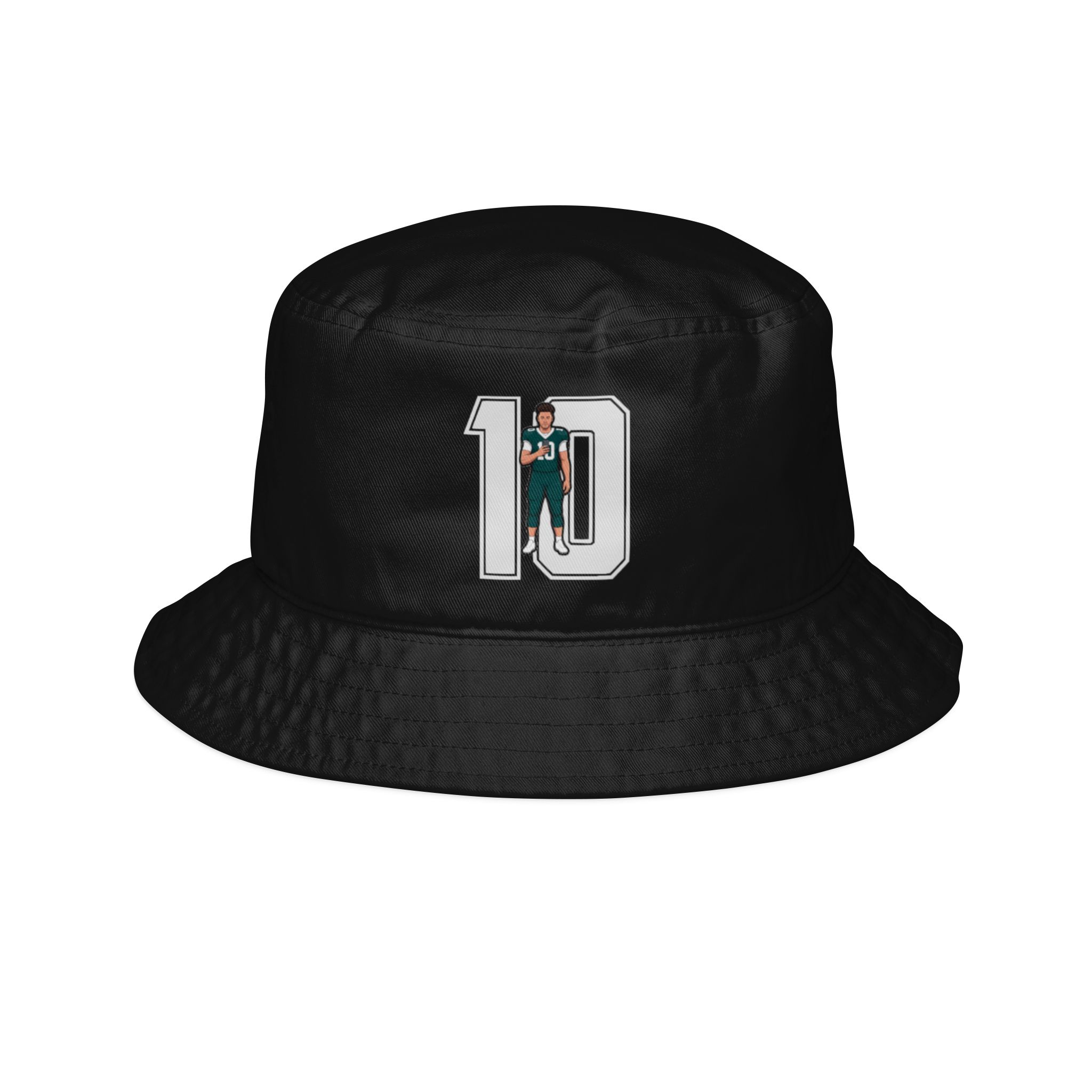 Bucket Hat — character_number in Black