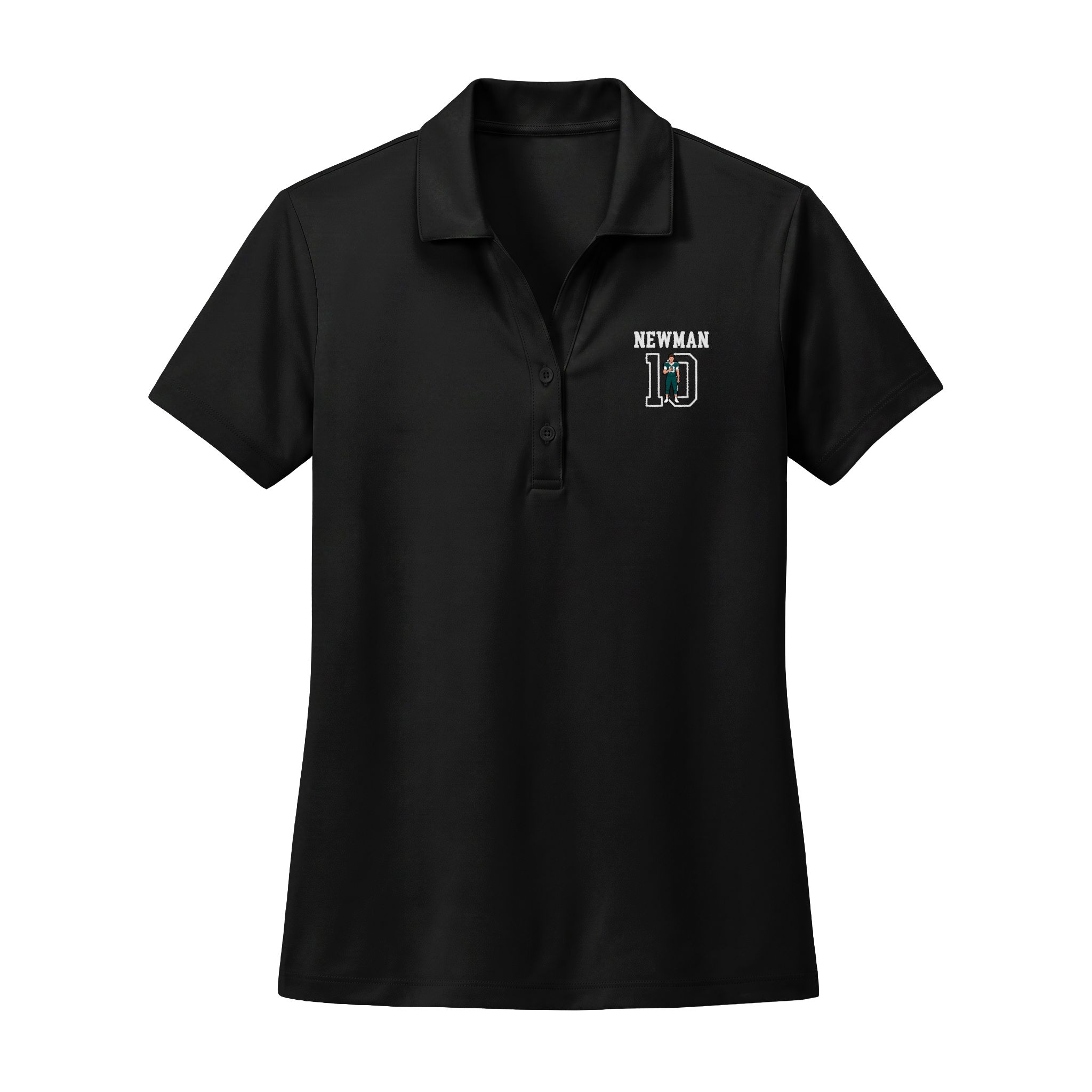 Women's Polo — character_shirsey in Black
